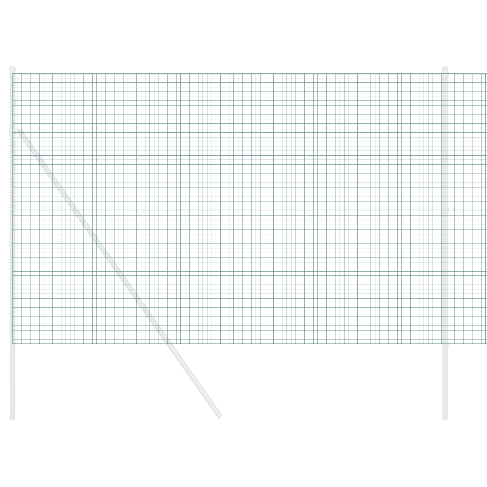 Gard de sârmă sudată verde 1.6x25 m din oțel GartenMobel Dekor