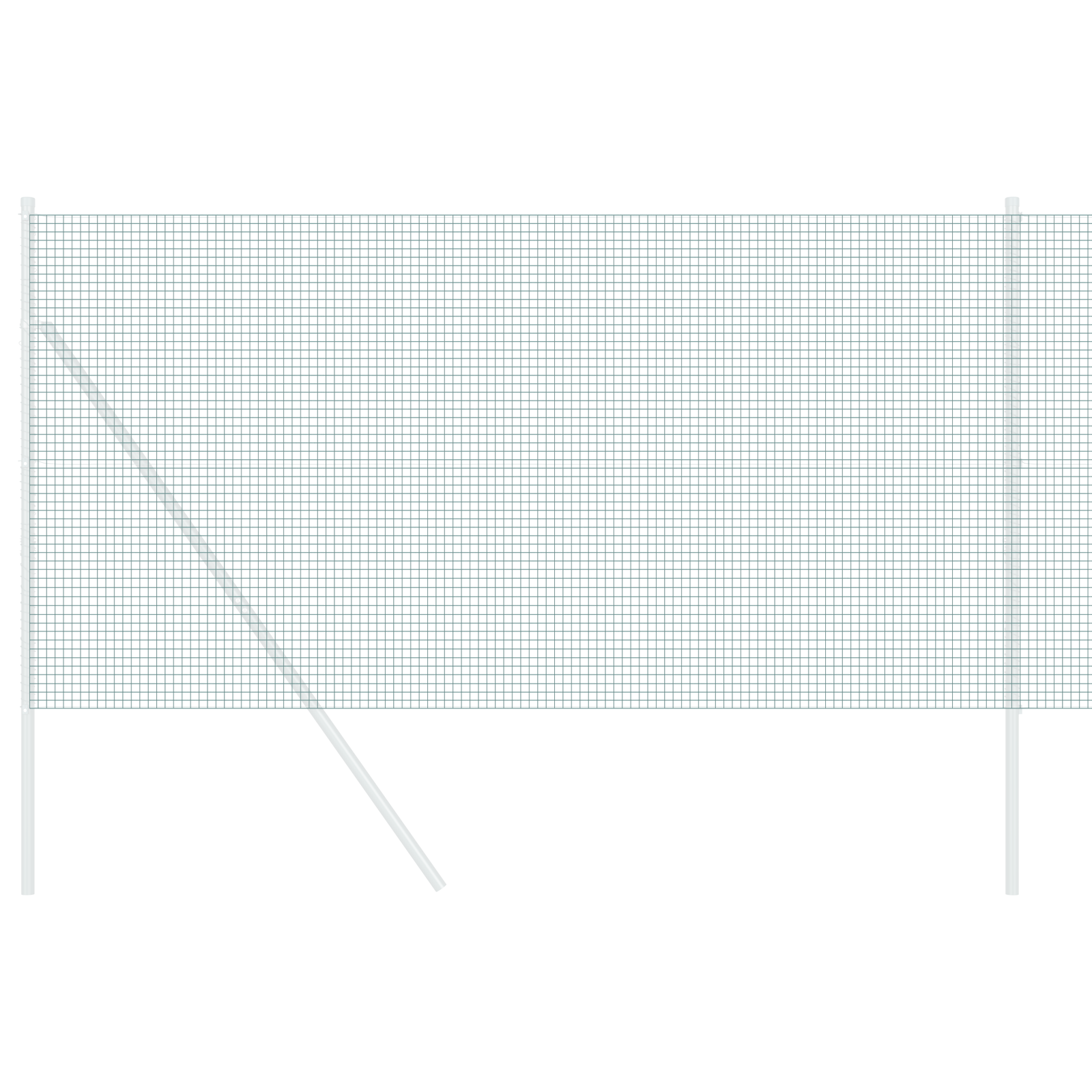 Îngrădire din sârmă sudată verde 1,2x25 m din oțel GartenMobel Dekor