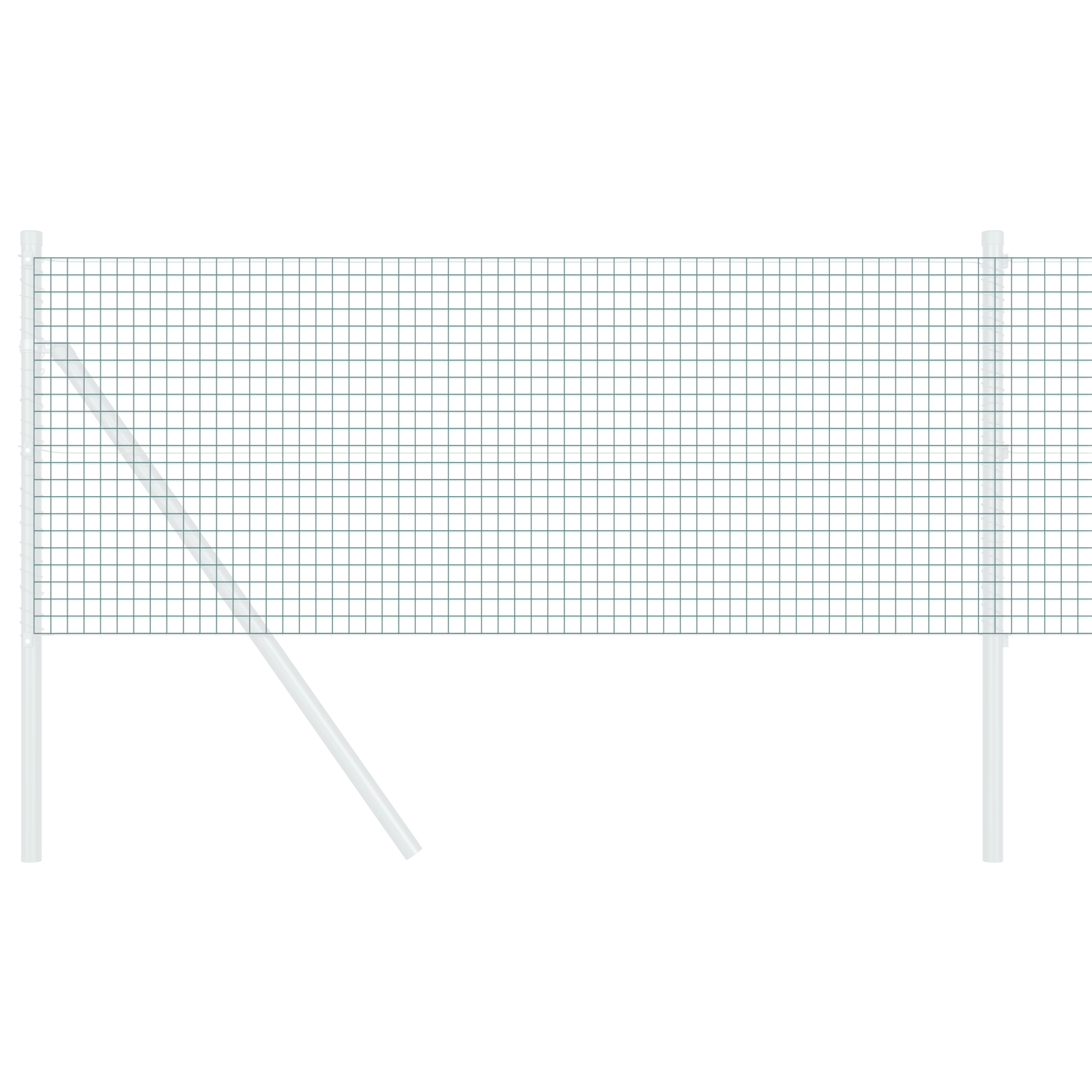 Gard din sârmă sudată Verde 0,6x100 m Fier GartenMobel Dekor