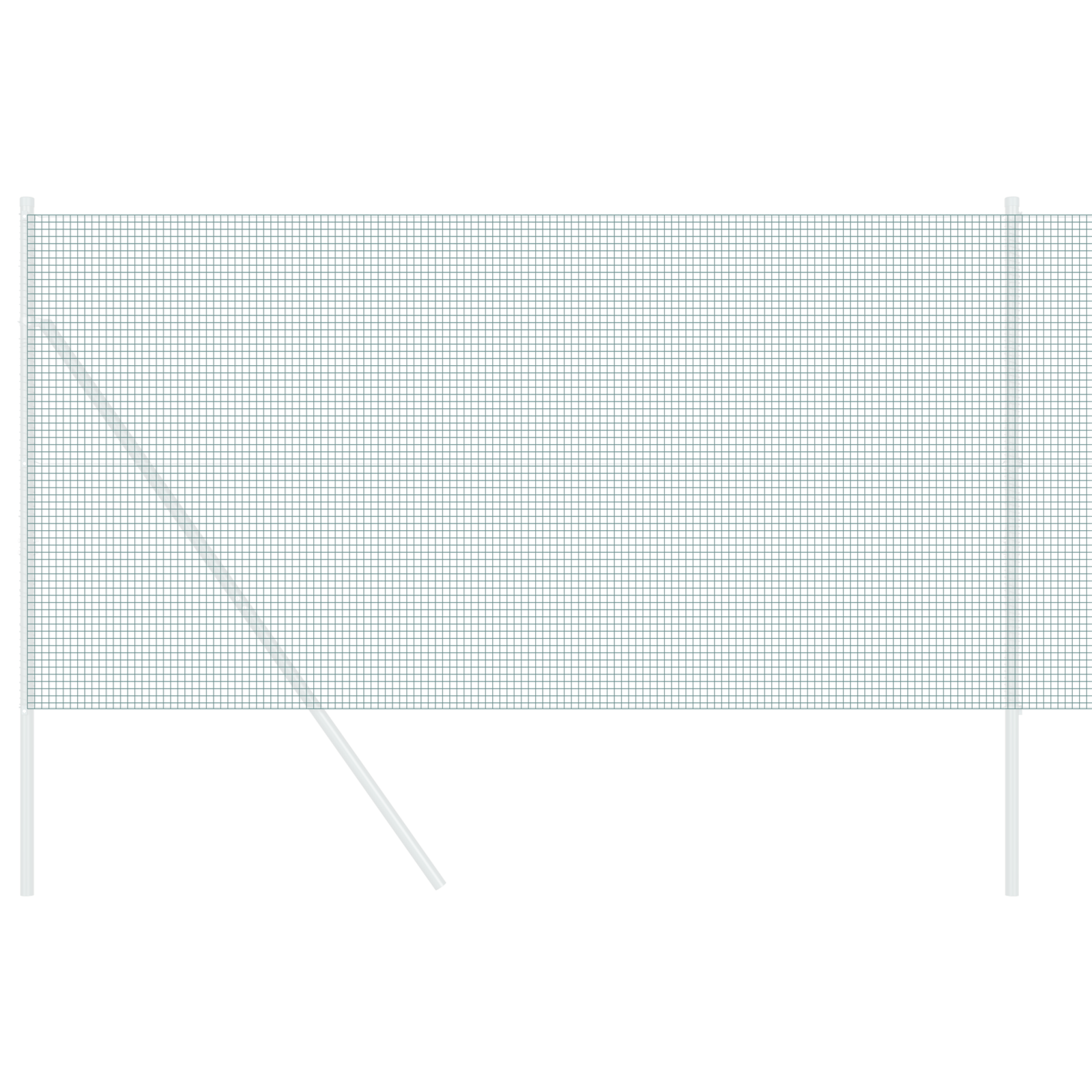 Gard sudat verde 1.2x50 m oțel GartenMobel Dekor