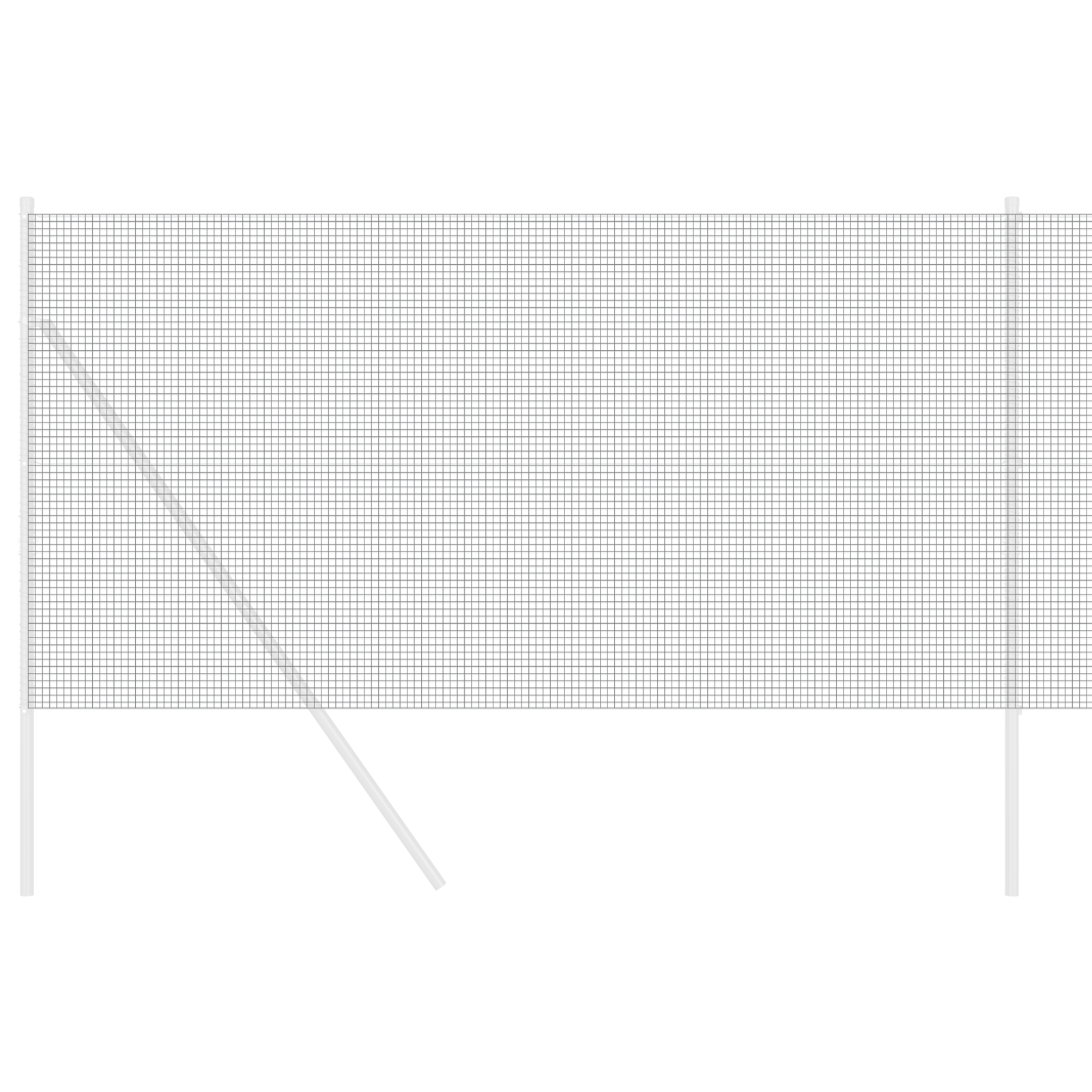 Îngrădire din sârmă sudată Gri 1,2x10 m Fier GartenMobel Dekor