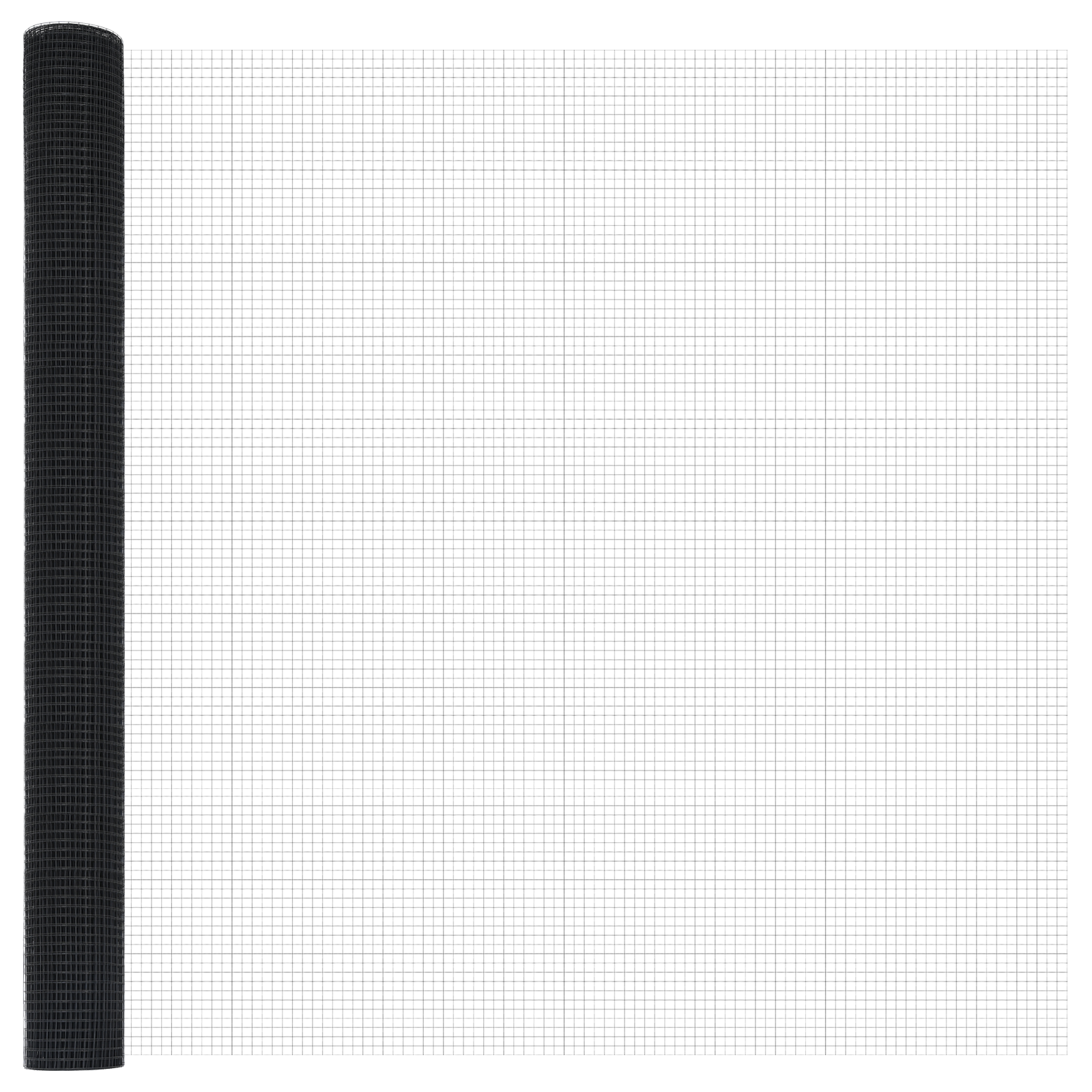 Împrejmuire din plasă sudată gri 1,5 x 25 m din oțel GartenMobel Dekor