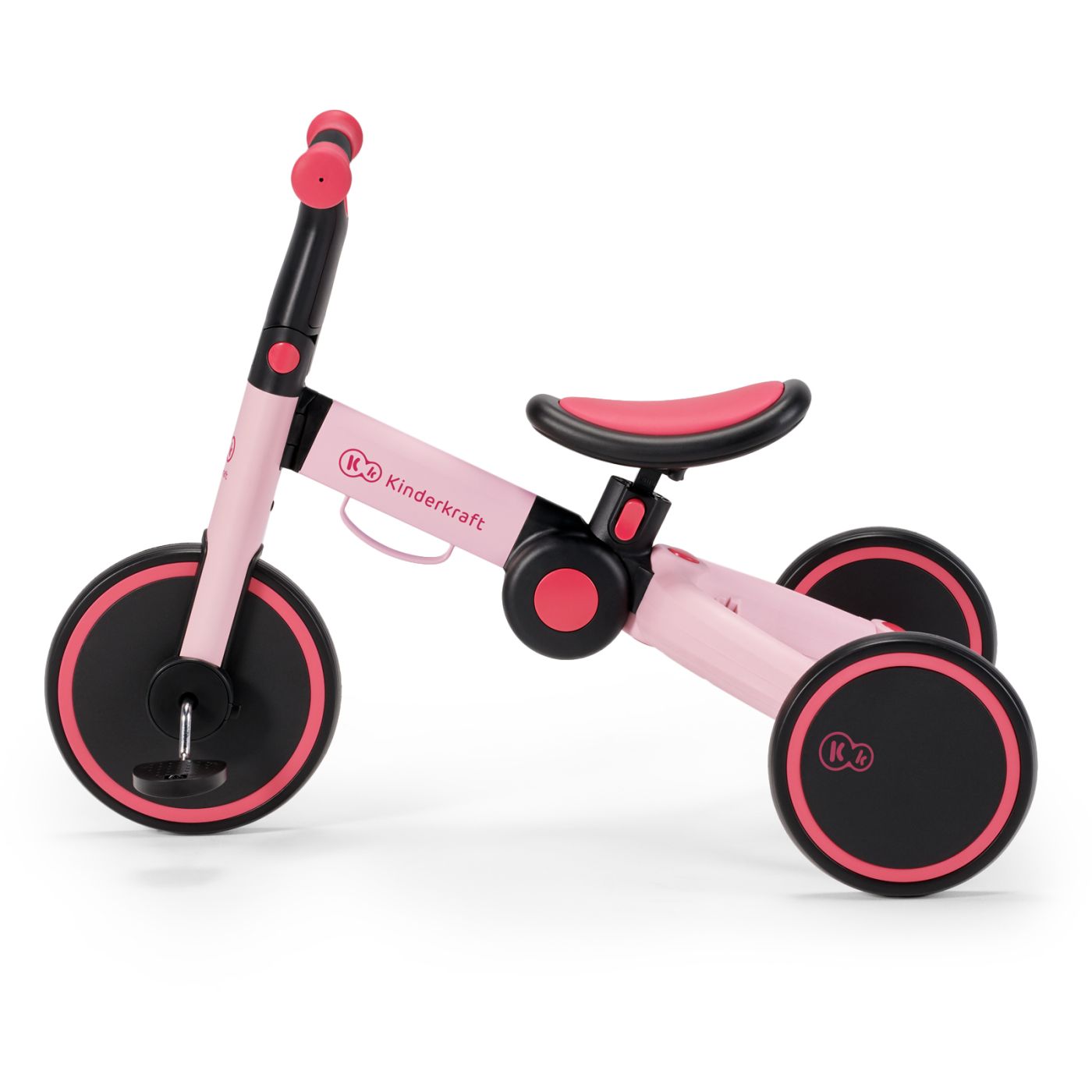 BICICLETA DE ECHILIBRU / TRICICLETA KINDERKRAFT 4TRIKE, CANDY PINK SuperHeroes ToysZone