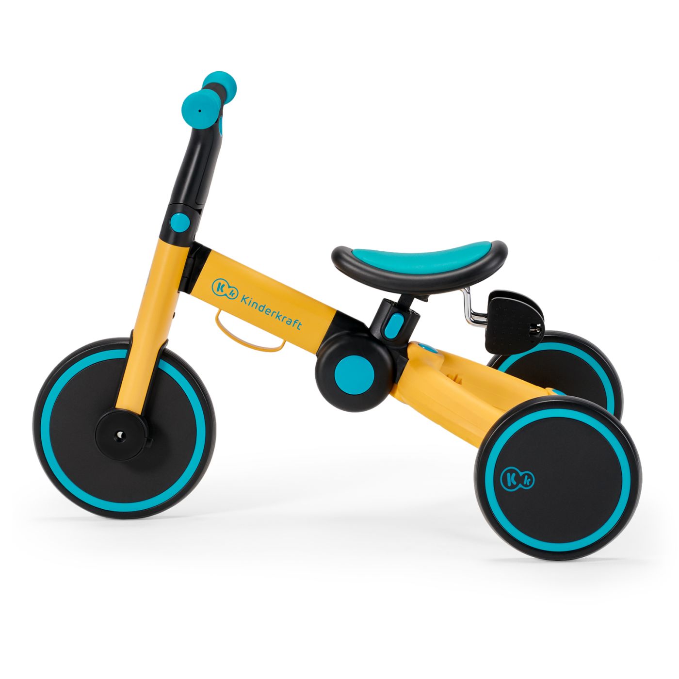 BICICLETA DE ECHILIBRU / TRICICLETA KINDERKRAFT 4TRIKE, PRIMROSE YELLOW SuperHeroes ToysZone