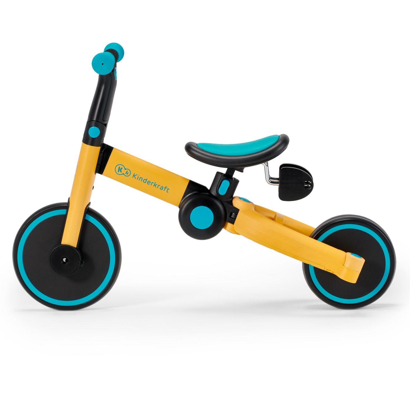 BICICLETA DE ECHILIBRU / TRICICLETA KINDERKRAFT 4TRIKE, PRIMROSE YELLOW SuperHeroes ToysZone