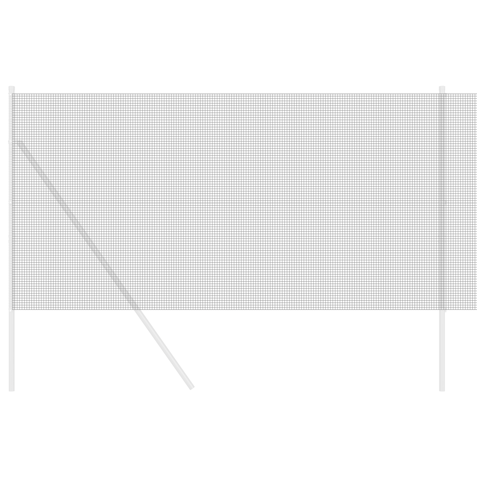 Gard din sârmă sudată Gri 1x100 m Oțel GartenMobel Dekor