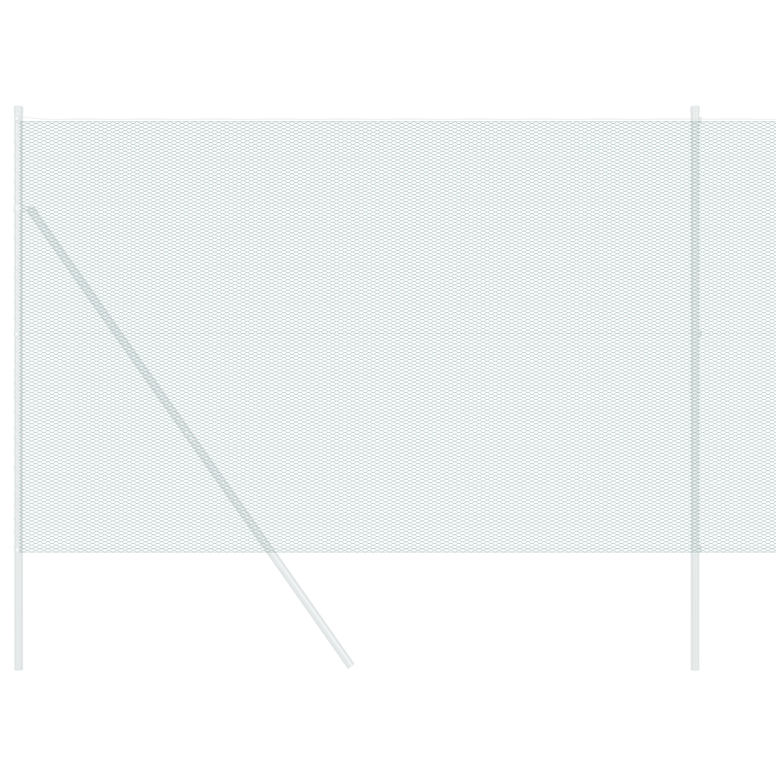 Gard hexagonal Verde 1.6x50 m Oțel GartenMobel Dekor