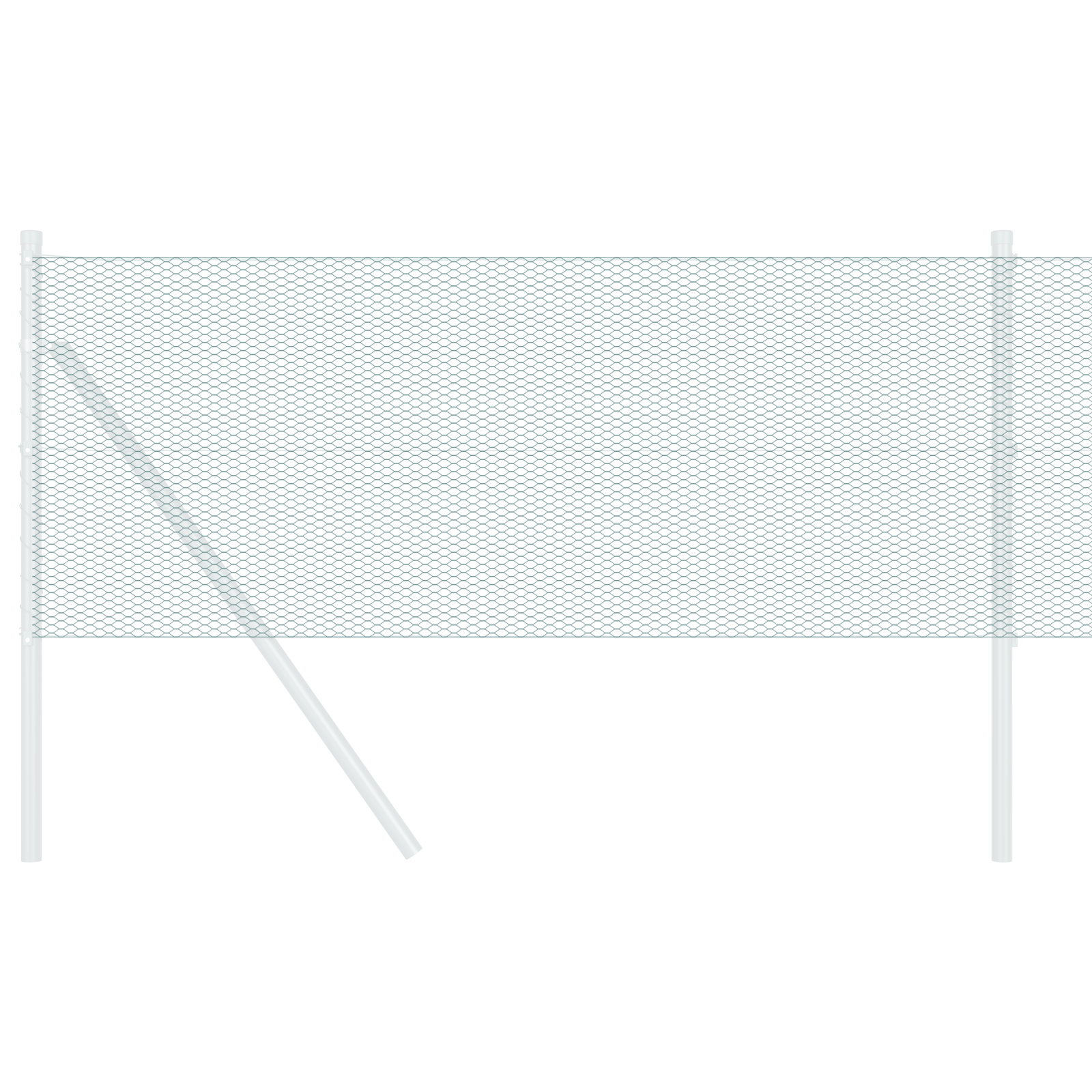 Împrejmuire hexagonală verde 0.6x100 m din oțel GartenMobel Dekor
