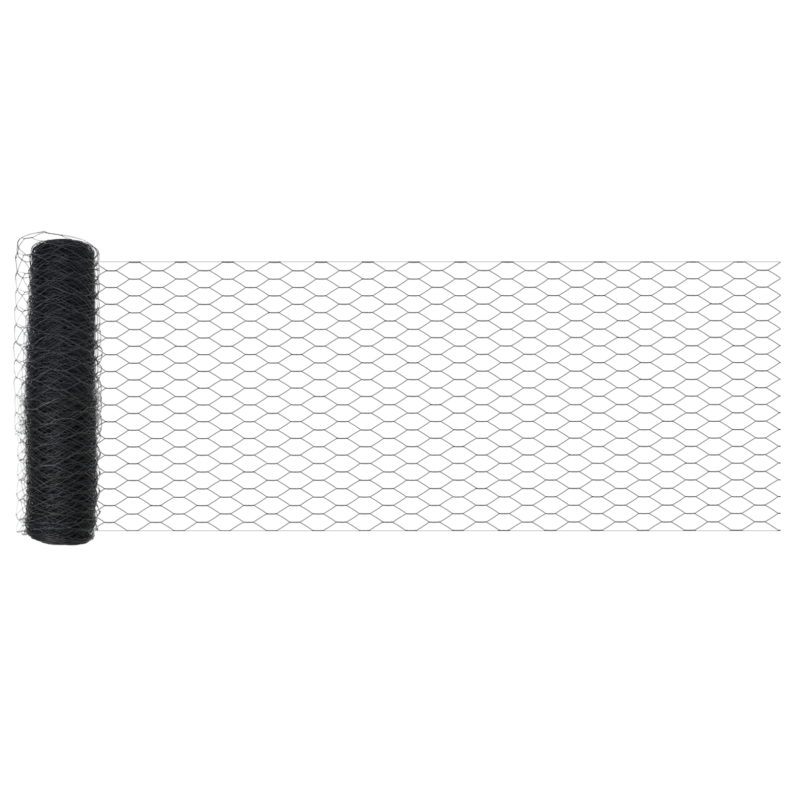 Gard Hexagonal Gri 0.5x10 m Oțel GartenMobel Dekor