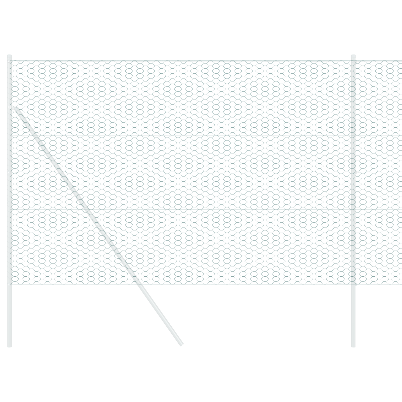 Gard Hexagonal Verde 1.5x100 m Oțel GartenMobel Dekor