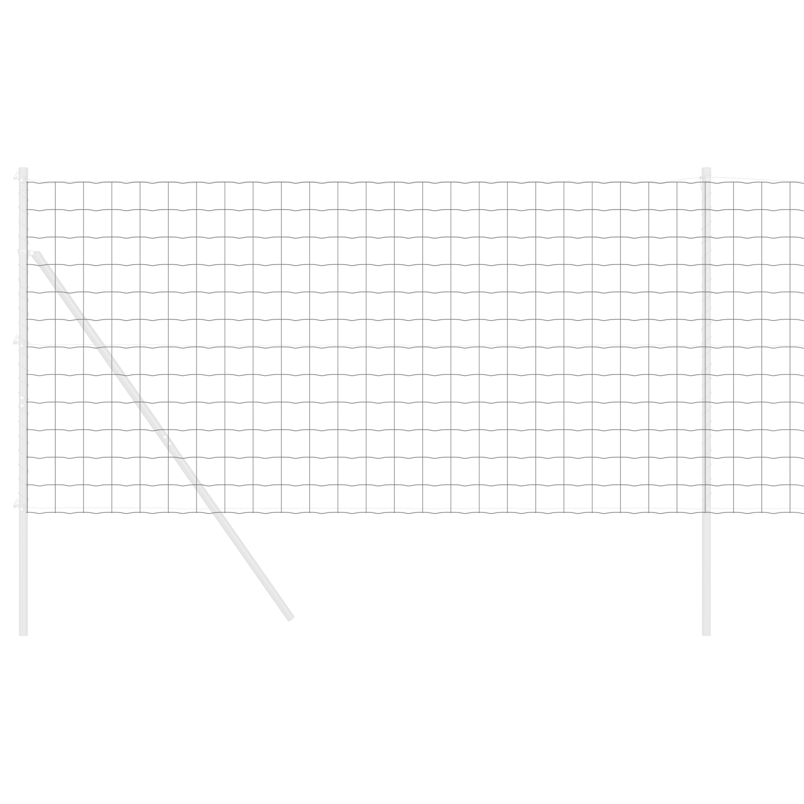 Gard Hexagonal 1.4x50 m Oțel galvanizat GartenMobel Dekor