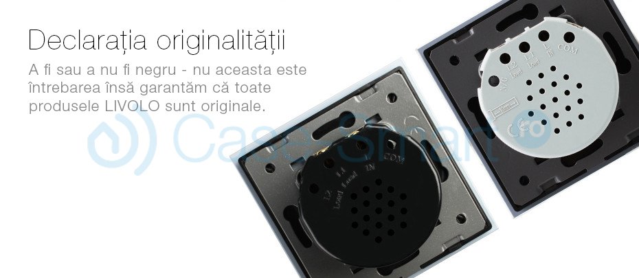 Priza cvintupla Livolo cu rama din sticla SmartElectro IntelligentHouse