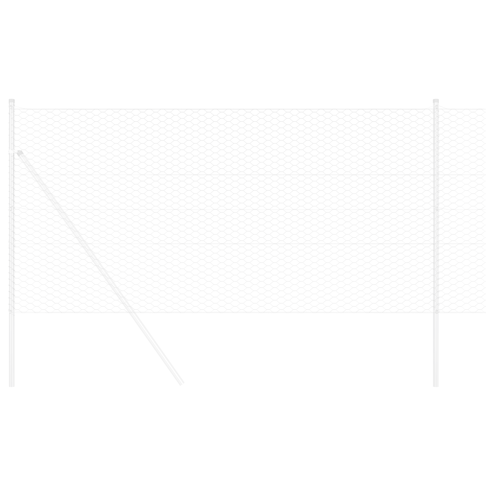 Fereastră Hexagonală 1x100 m Oțel Zincat GartenMobel Dekor