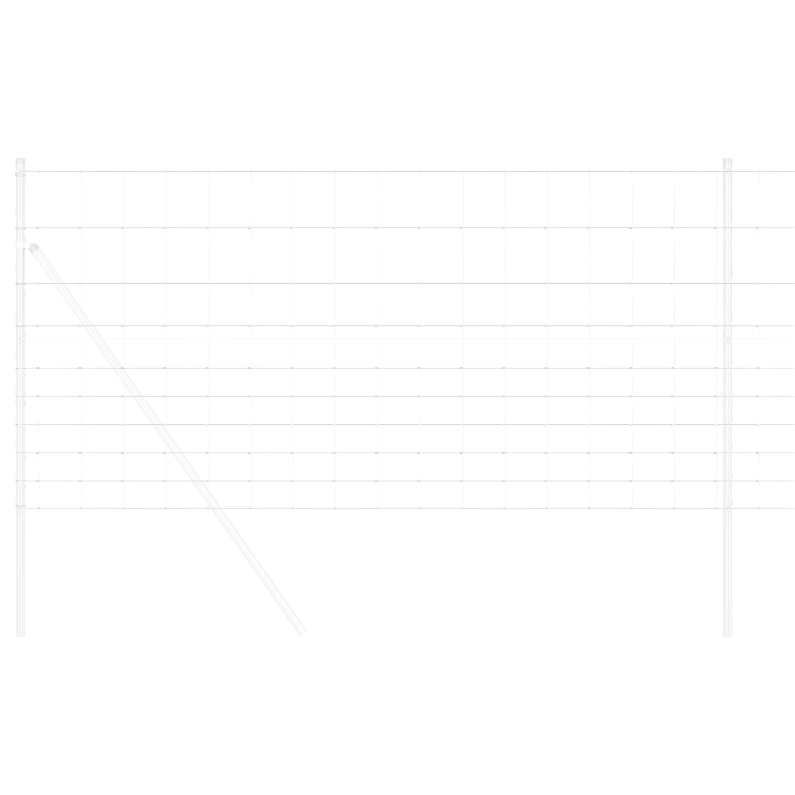 Îngrădire de Câmp 1.2x10 m Oțel Galvanizat GartenMobel Dekor