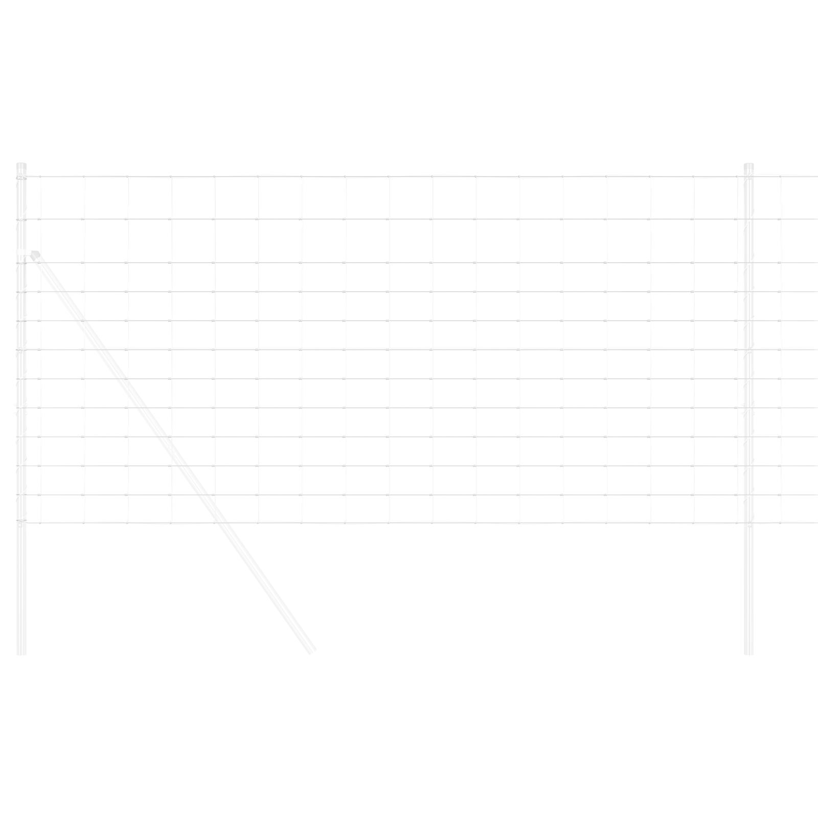 Gard de câmp 1.2x25 m Oțel galvanizat GartenMobel Dekor