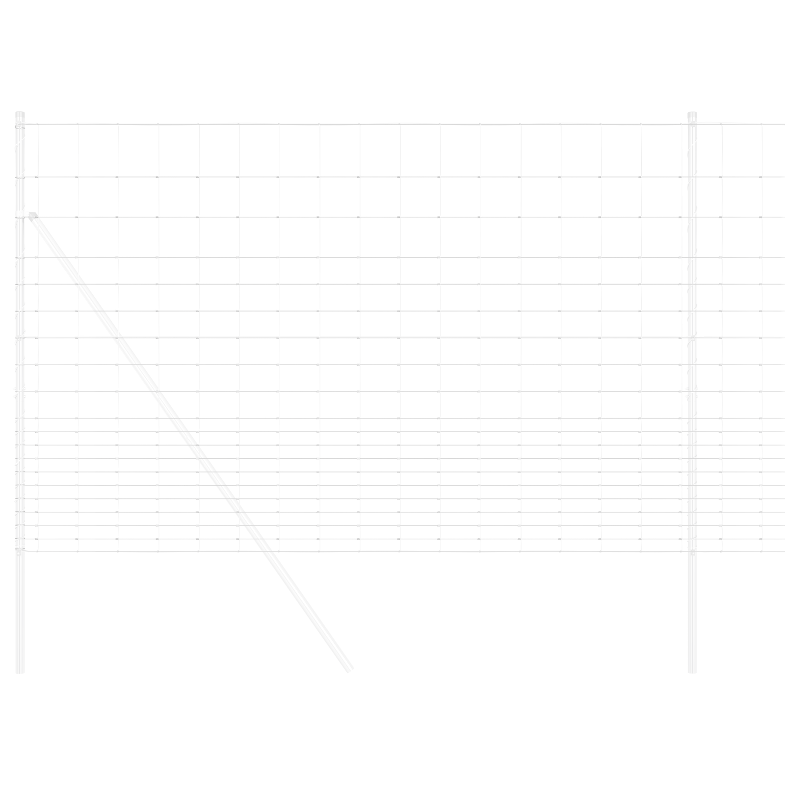 Gard de câmp 1.6x10 m din oțel galvanizat GartenMobel Dekor