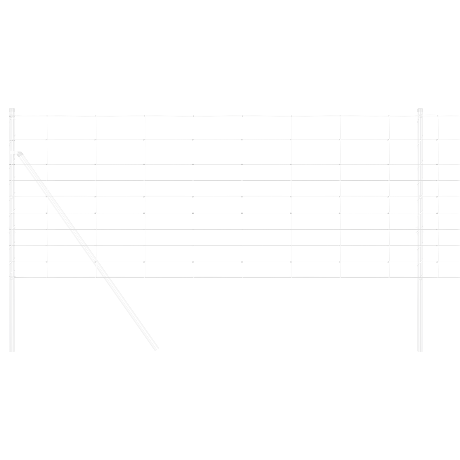 Gard de câmp 1x25 m Oțel galvanizat GartenMobel Dekor