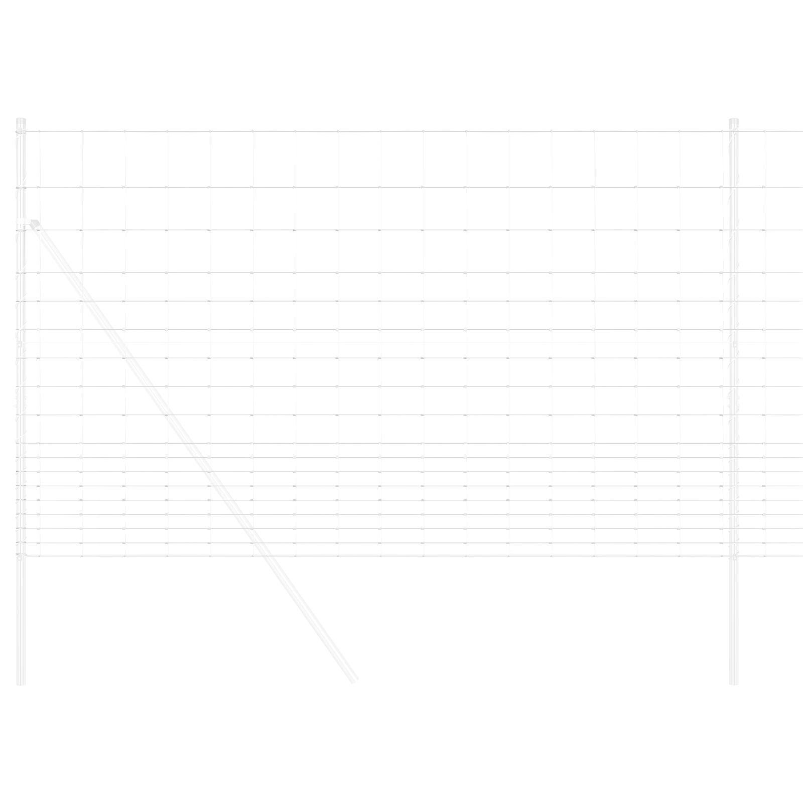 Îngrădire de câmp 1.5x25 m Oțel galvanizat GartenMobel Dekor