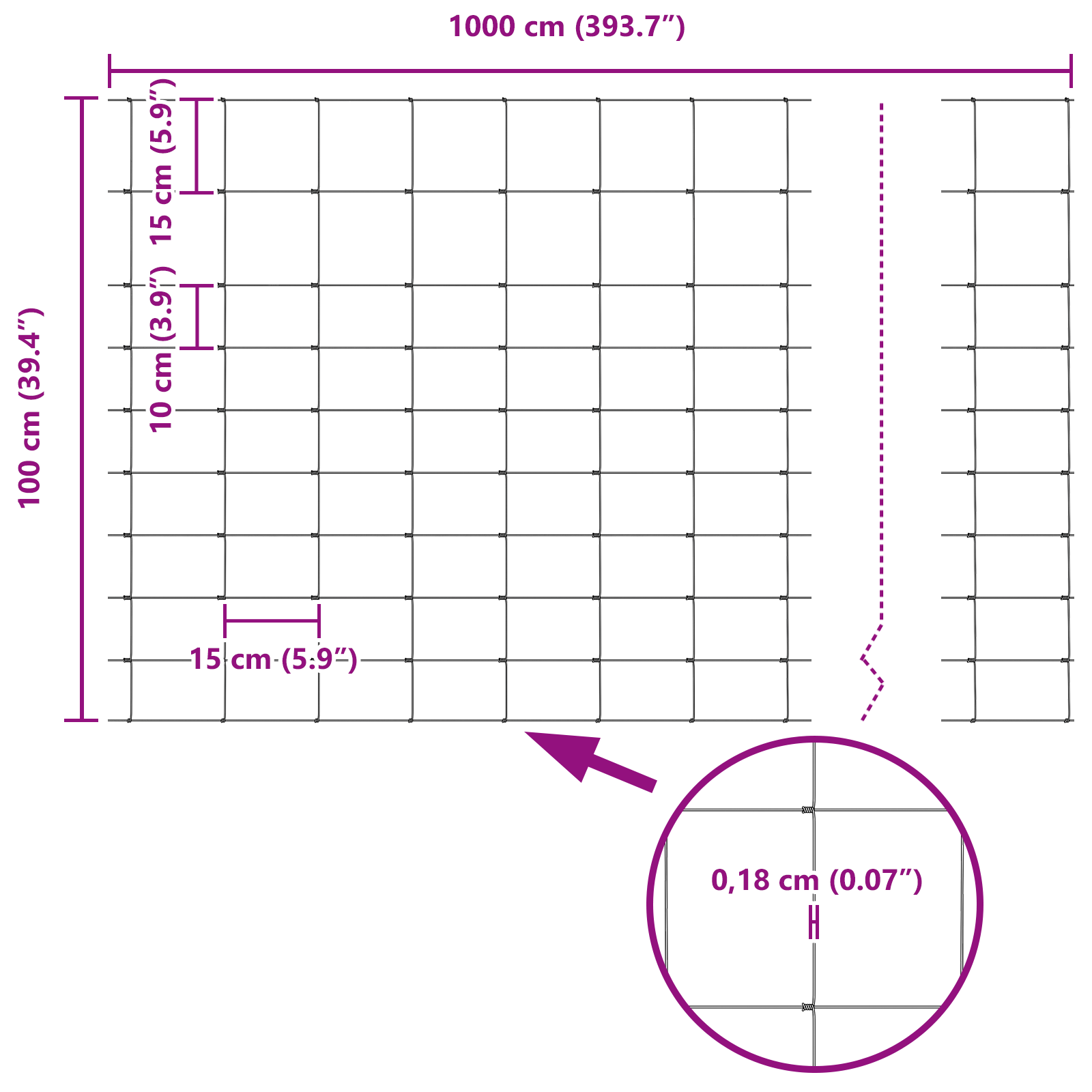 Gard de Teren 1x50 m din Oțel Galvanizat GartenMobel Dekor