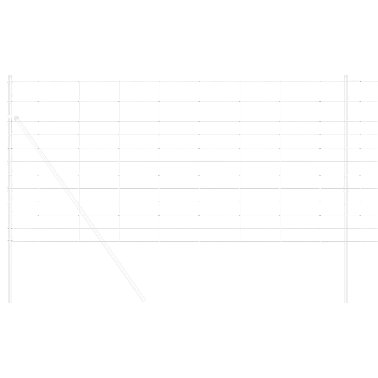 Gard de câmp 1.2x50 m Oțel galvanizat GartenMobel Dekor