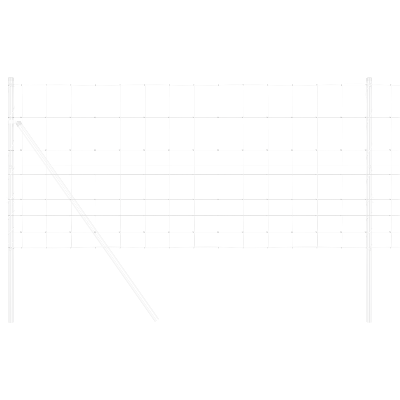 Gard de câmp 1x50 m Oțel galvanizat GartenMobel Dekor