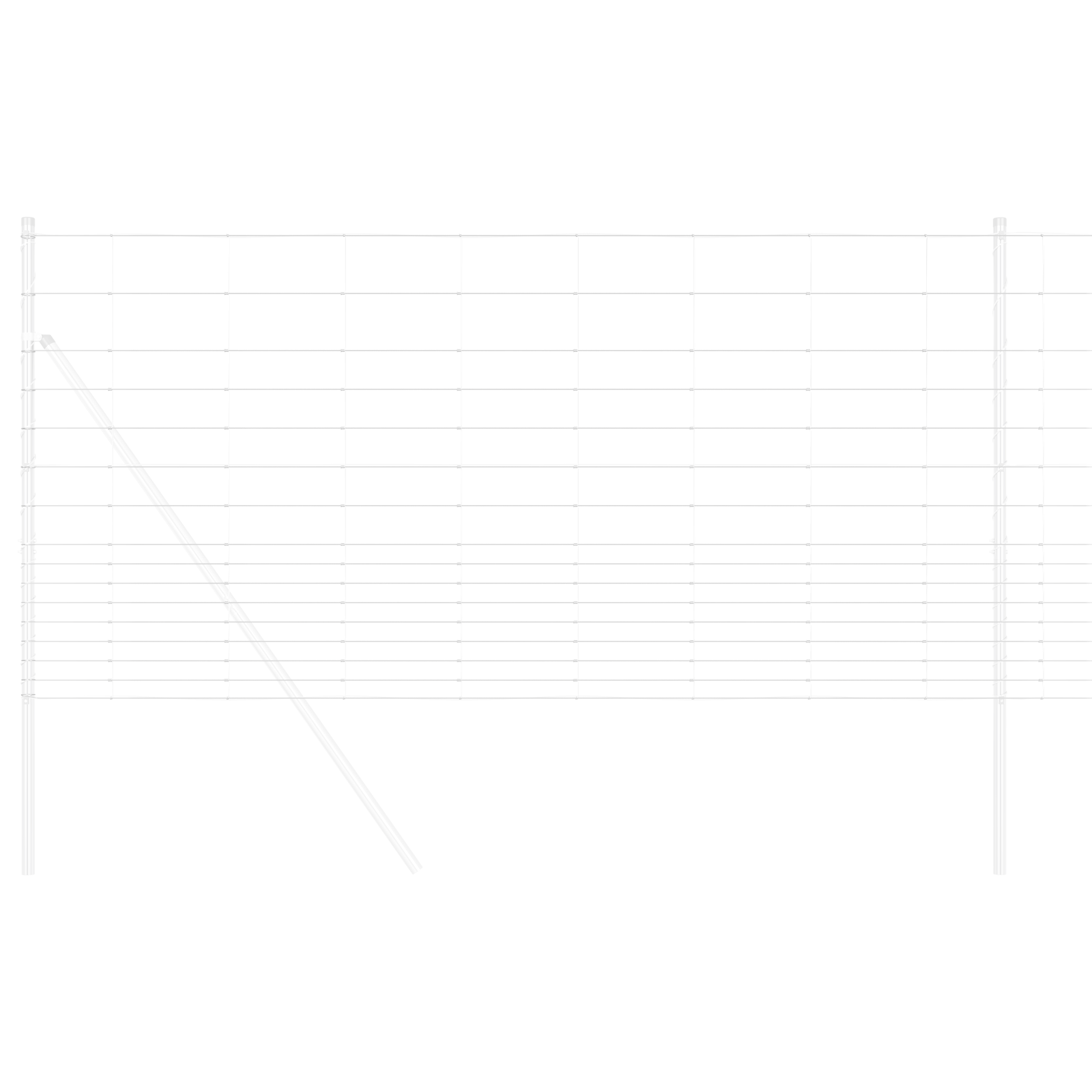 Împrejmuire de câmp 1.2x50 m Oțel galvanizat GartenMobel Dekor