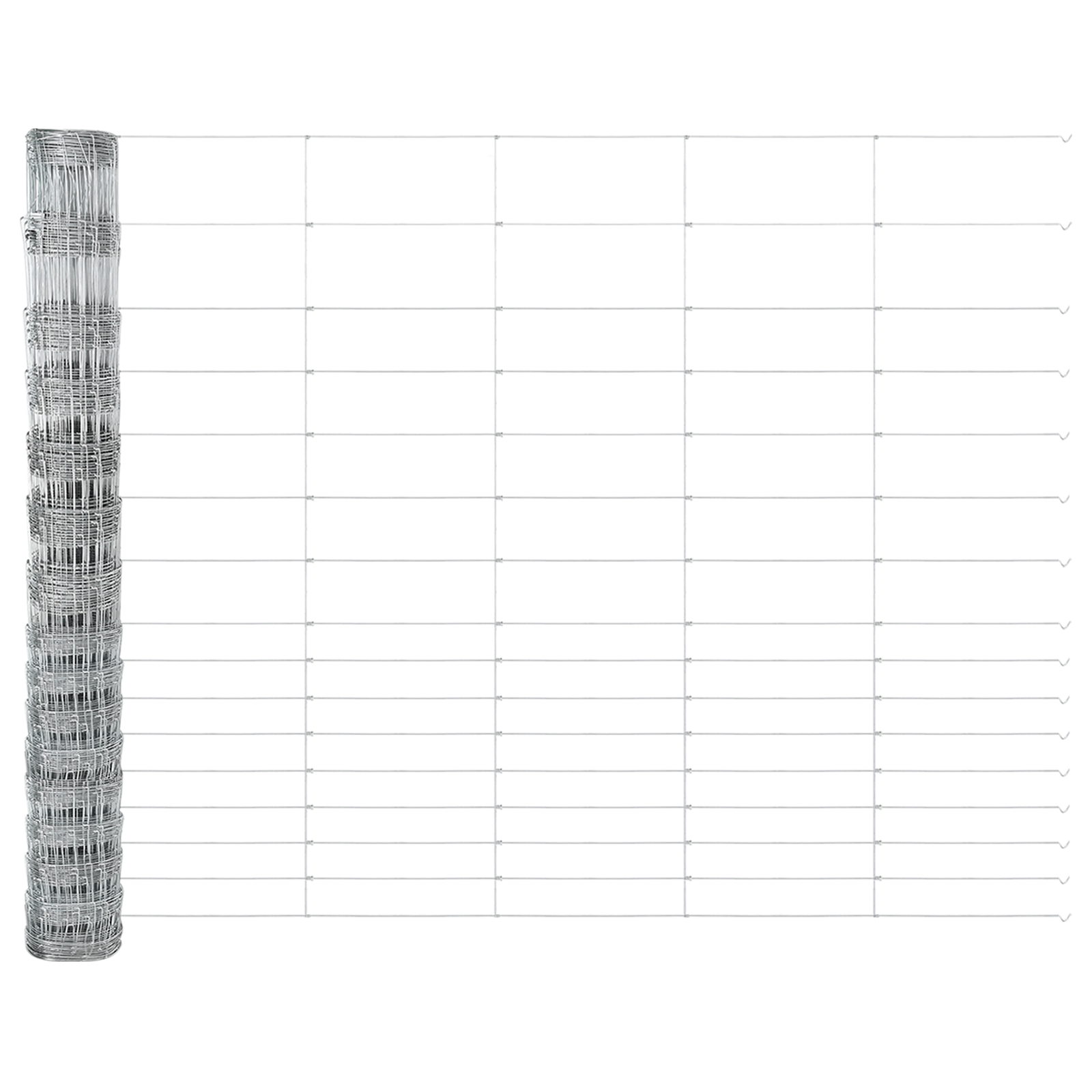 Împrejmuire de câmp 1.2x50 m Oțel galvanizat GartenMobel Dekor