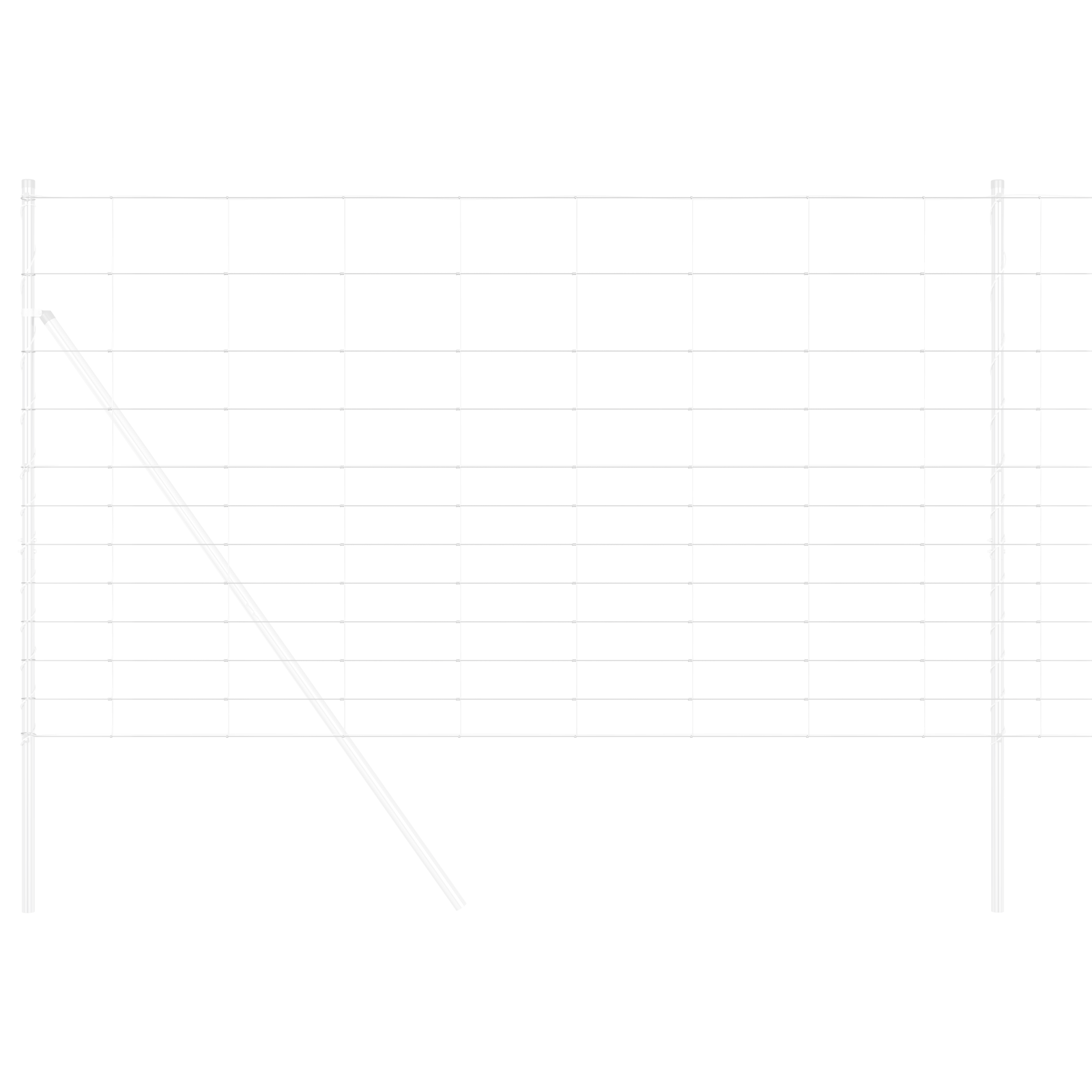 Împrejmuire de câmp 1.4x50 m Oțel galvanizat GartenMobel Dekor