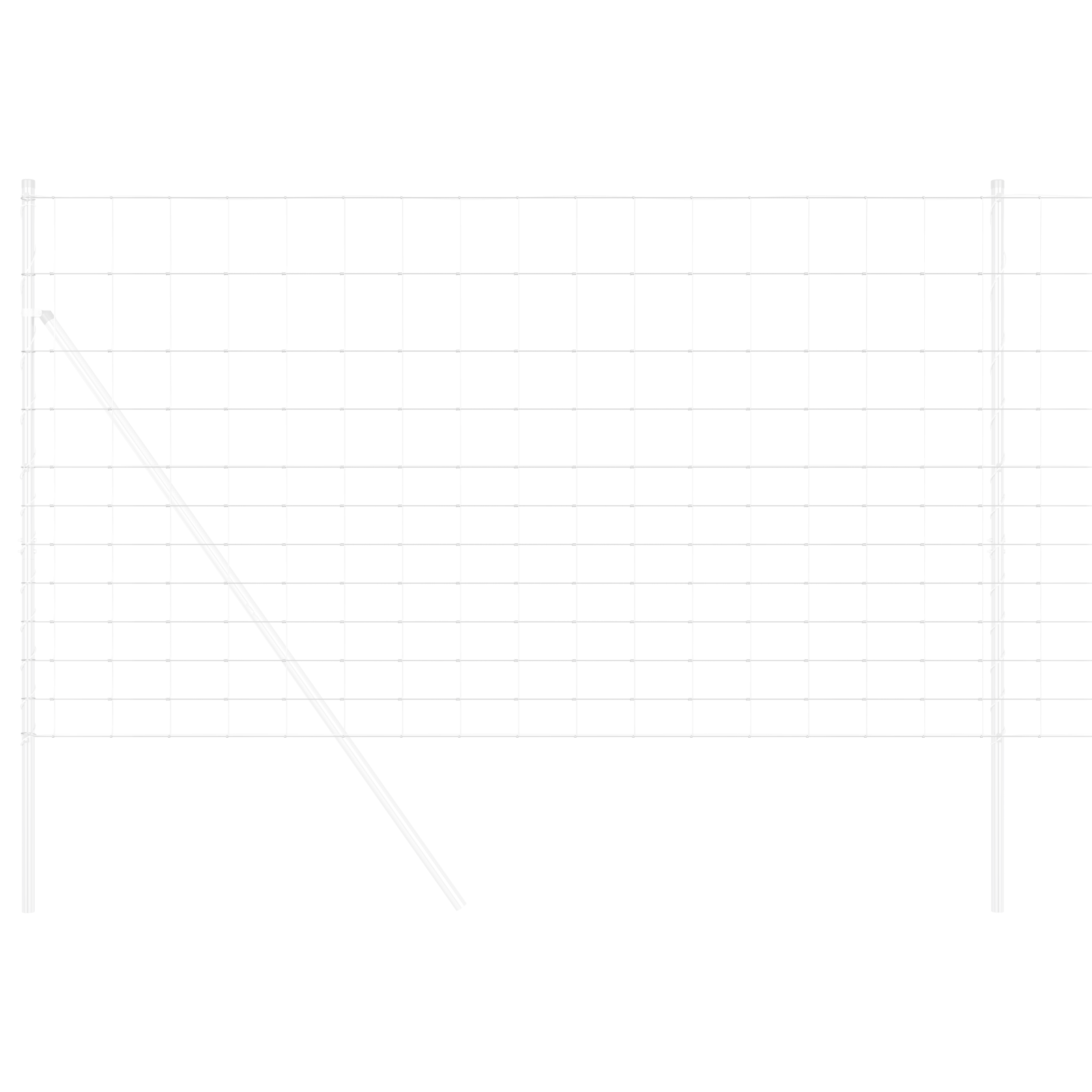 Împrejmuire pentru câmp 1.4x50 m din oțel galvanizat GartenMobel Dekor