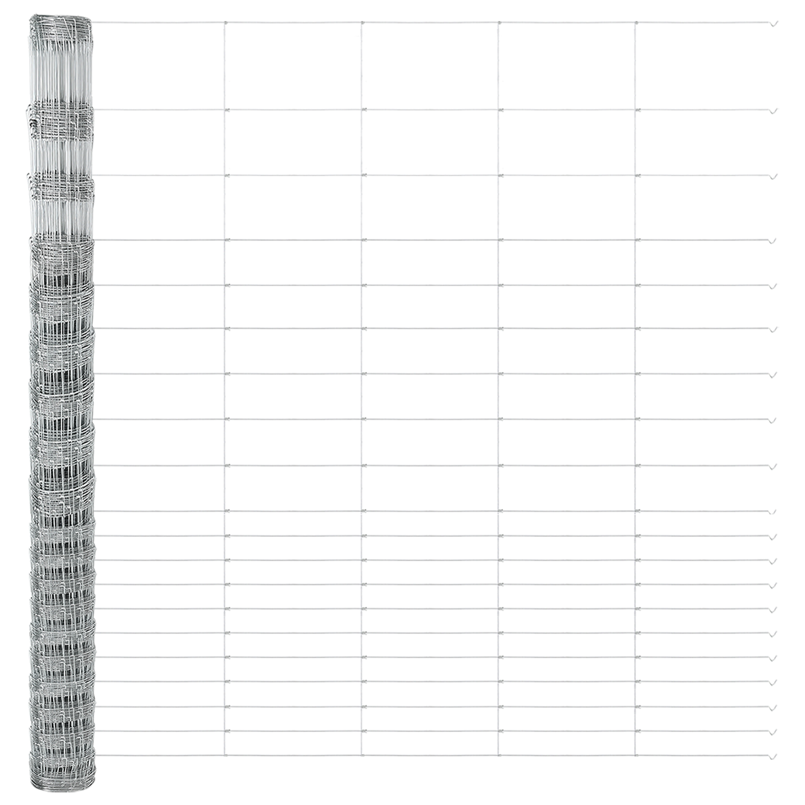 Împrejmuire pentru câmp 1.6x25 m Oțel galvanizat GartenMobel Dekor