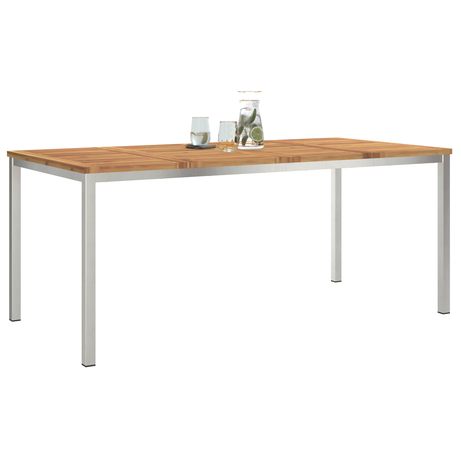 Masă de dining 180x90x75 cm din lemn masiv de acacia GartenMobel Dekor