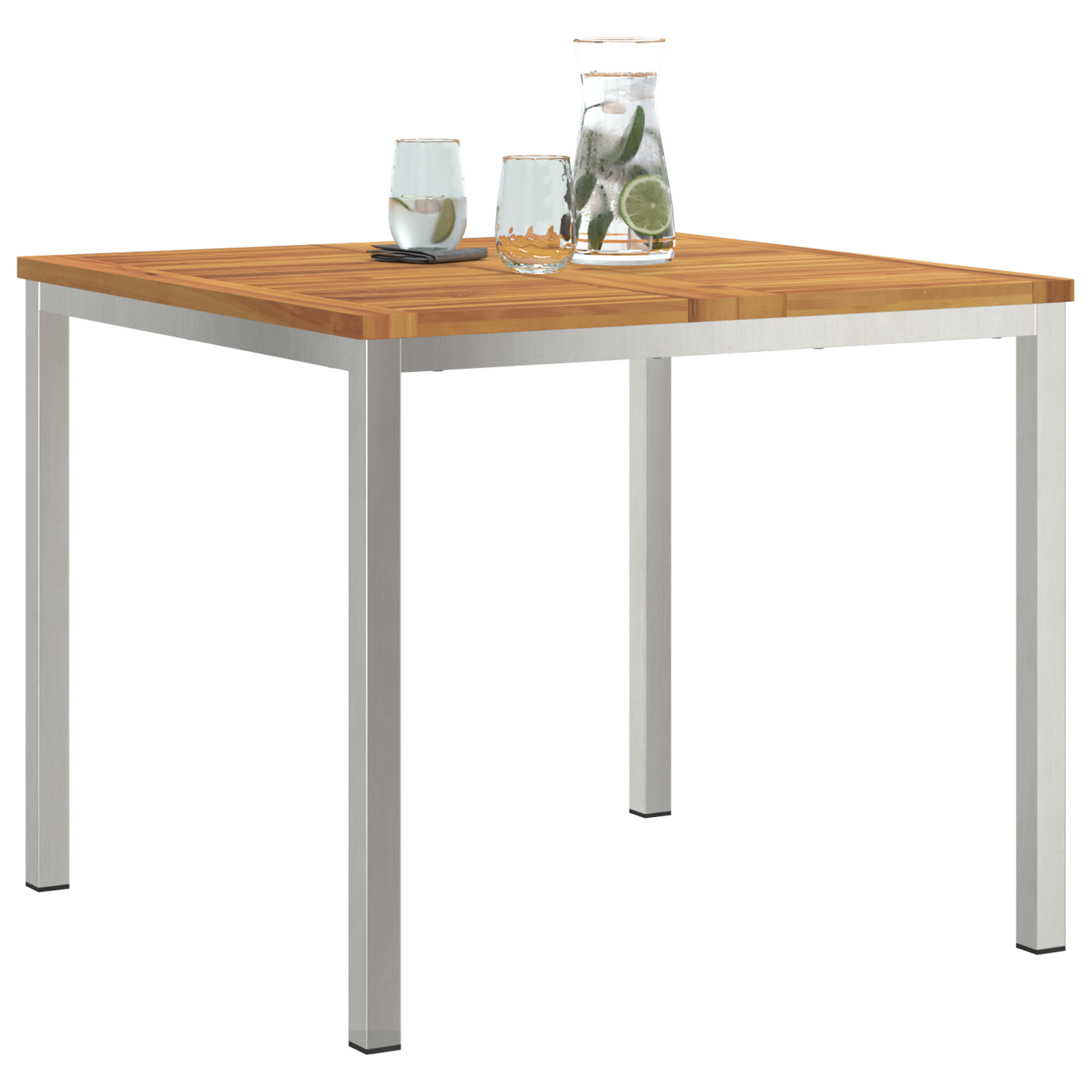 Masă de dining exterior 90x90x74.5 cm din lemn masiv de acacia GartenMobel Dekor