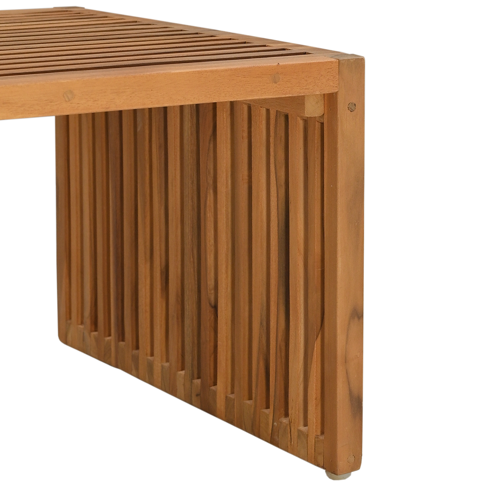 Masa laterală de grădină 90x49.7x36 cm Lemn solid de tec GartenMobel Dekor