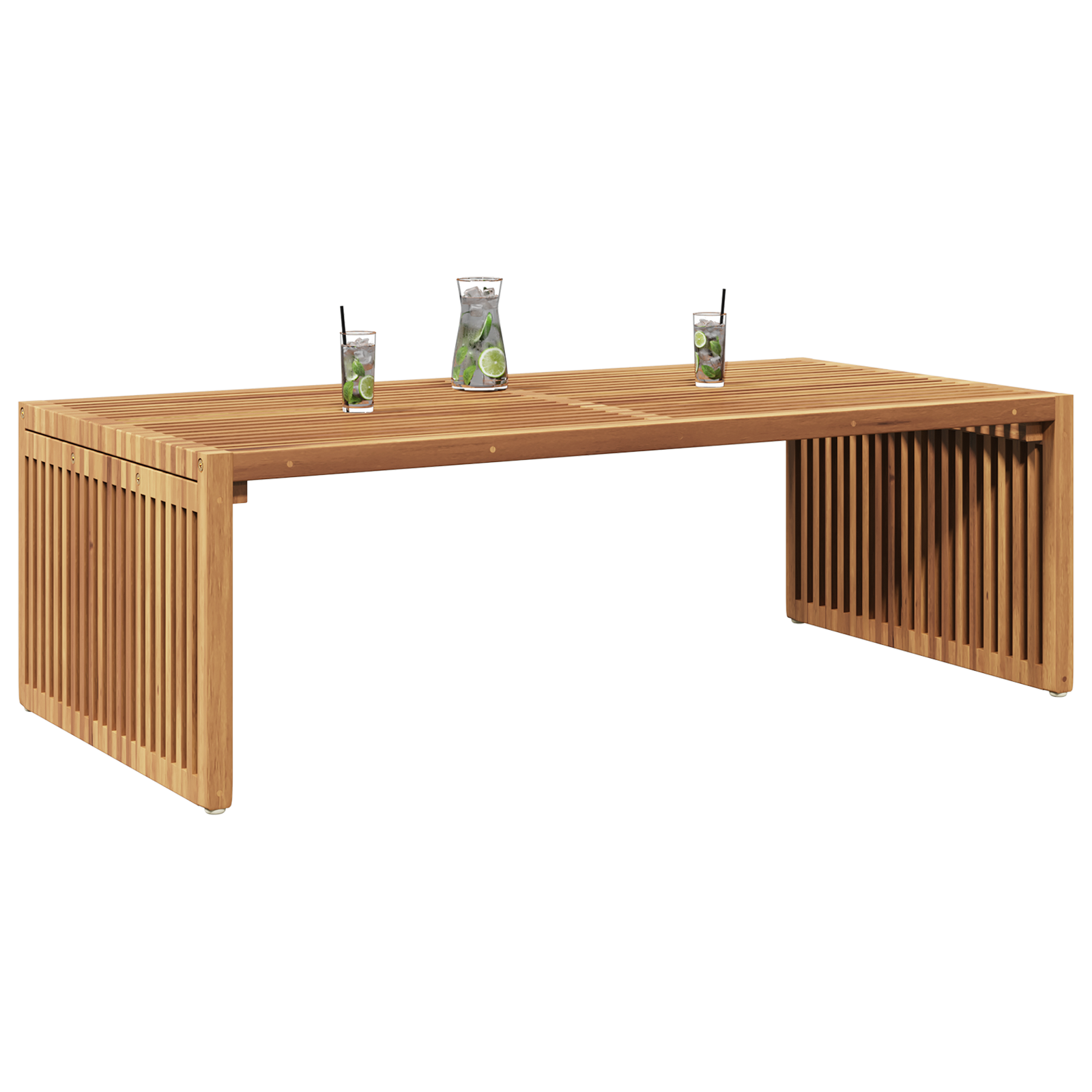 Masă laterală pentru grădină 110x55x35.5 cm Lemn masiv de tec GartenMobel Dekor