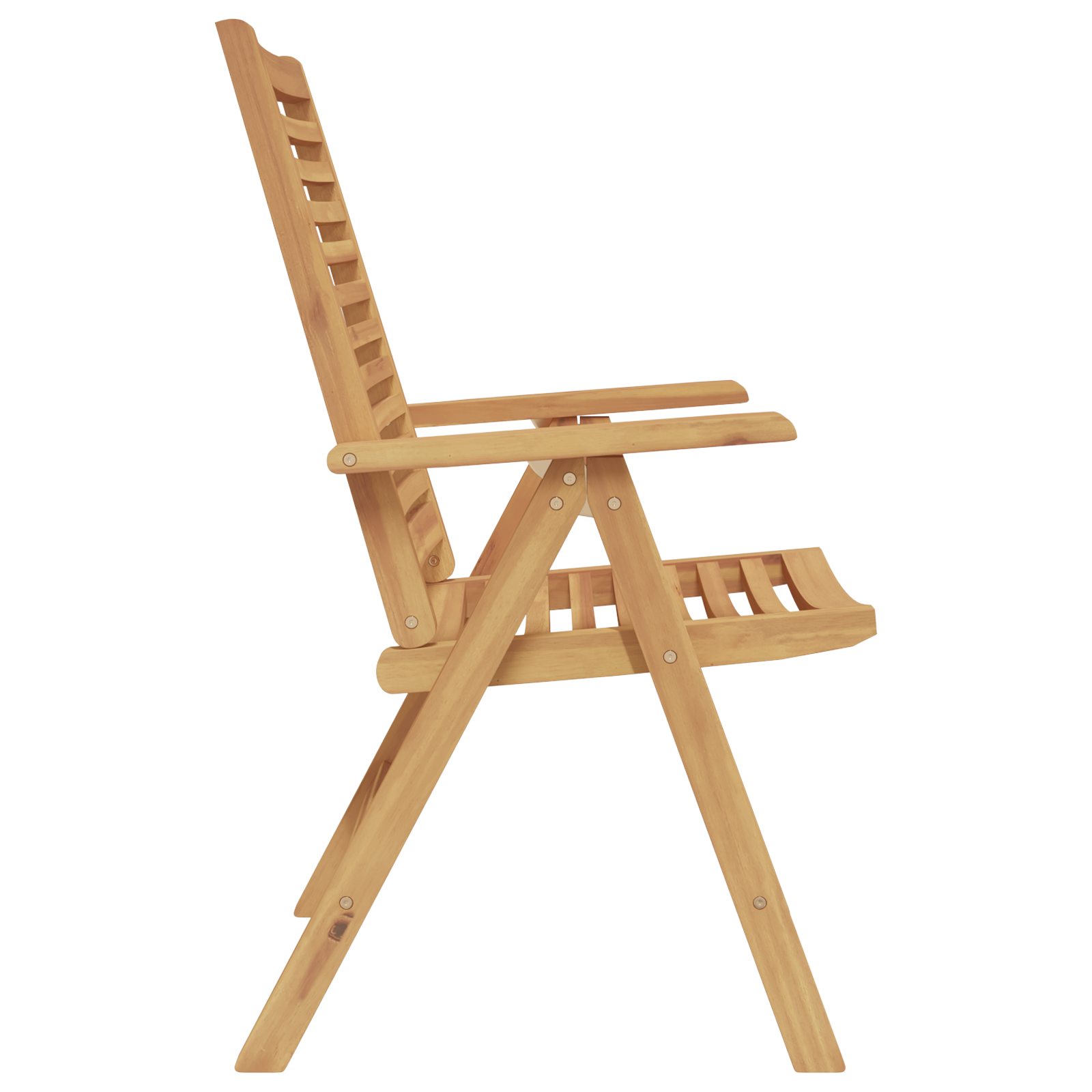 Set de 2 scaune de grădină din lemn masiv de tec  GartenMobel Dekor