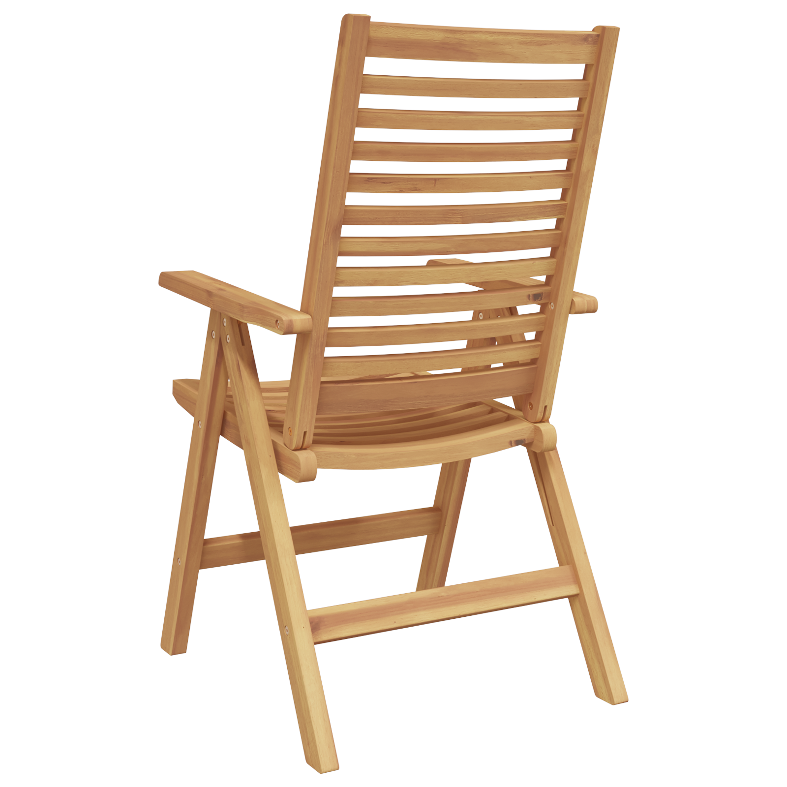 Set de 2 scaune de grădină din lemn masiv de tec  GartenMobel Dekor