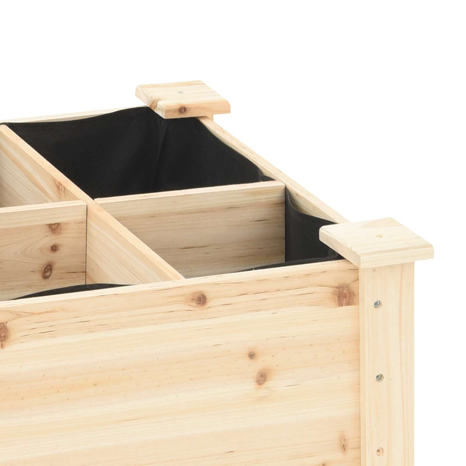 Ghiveci de grădină cu grile 71x37x76 cm din lemn masiv de pin GartenMobel Dekor