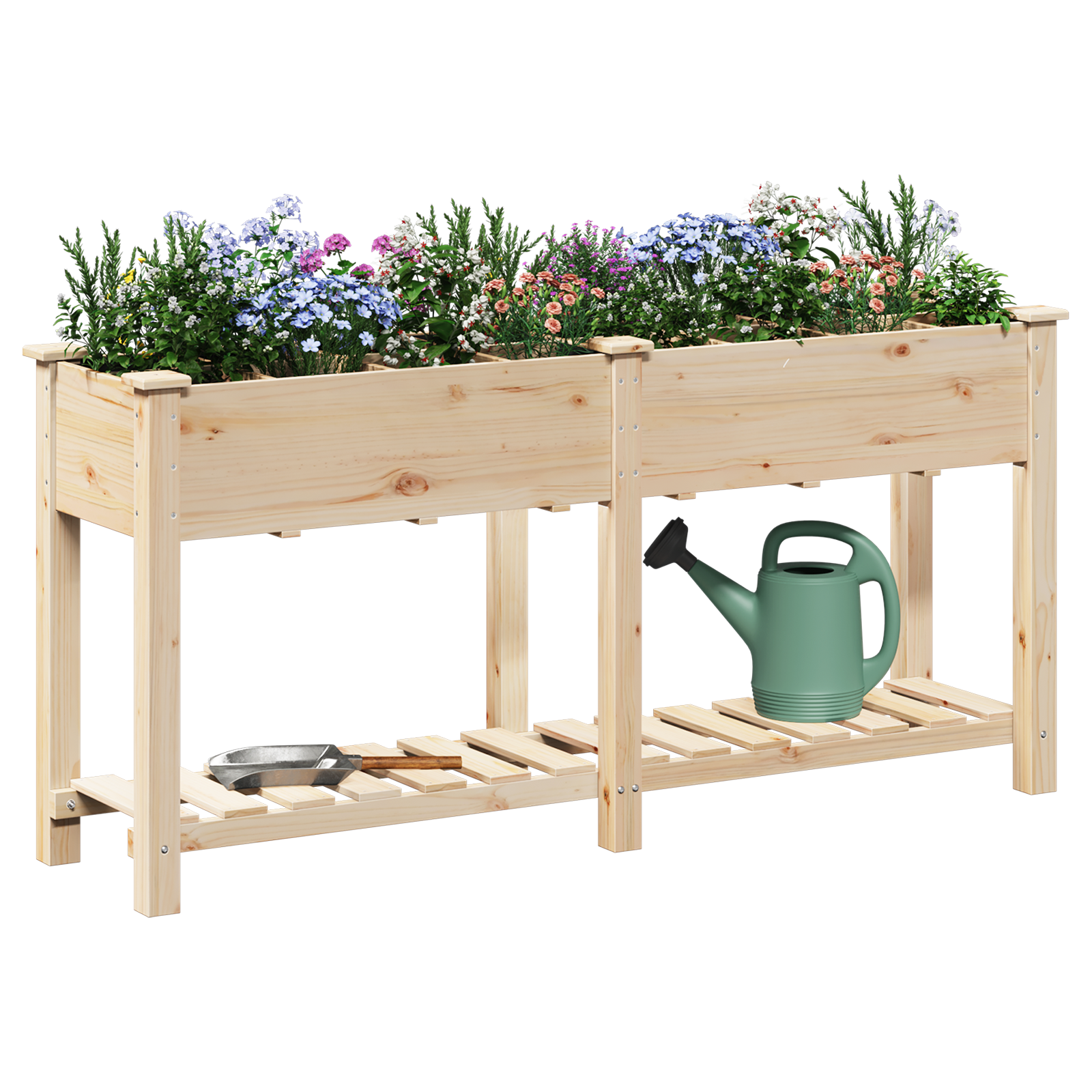 Jardiniere cu Grile 161x43x76 cm Lemn masiv de pin GartenMobel Dekor