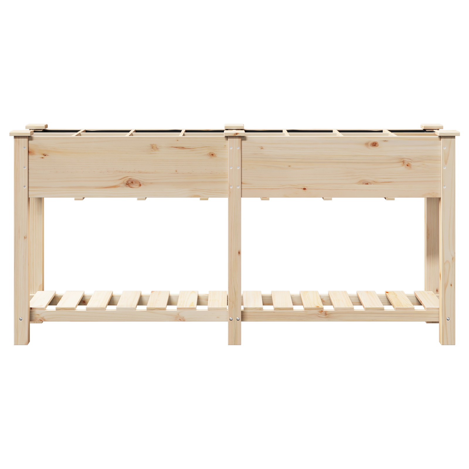 Jardiniere cu Grile 161x43x76 cm Lemn masiv de pin GartenMobel Dekor
