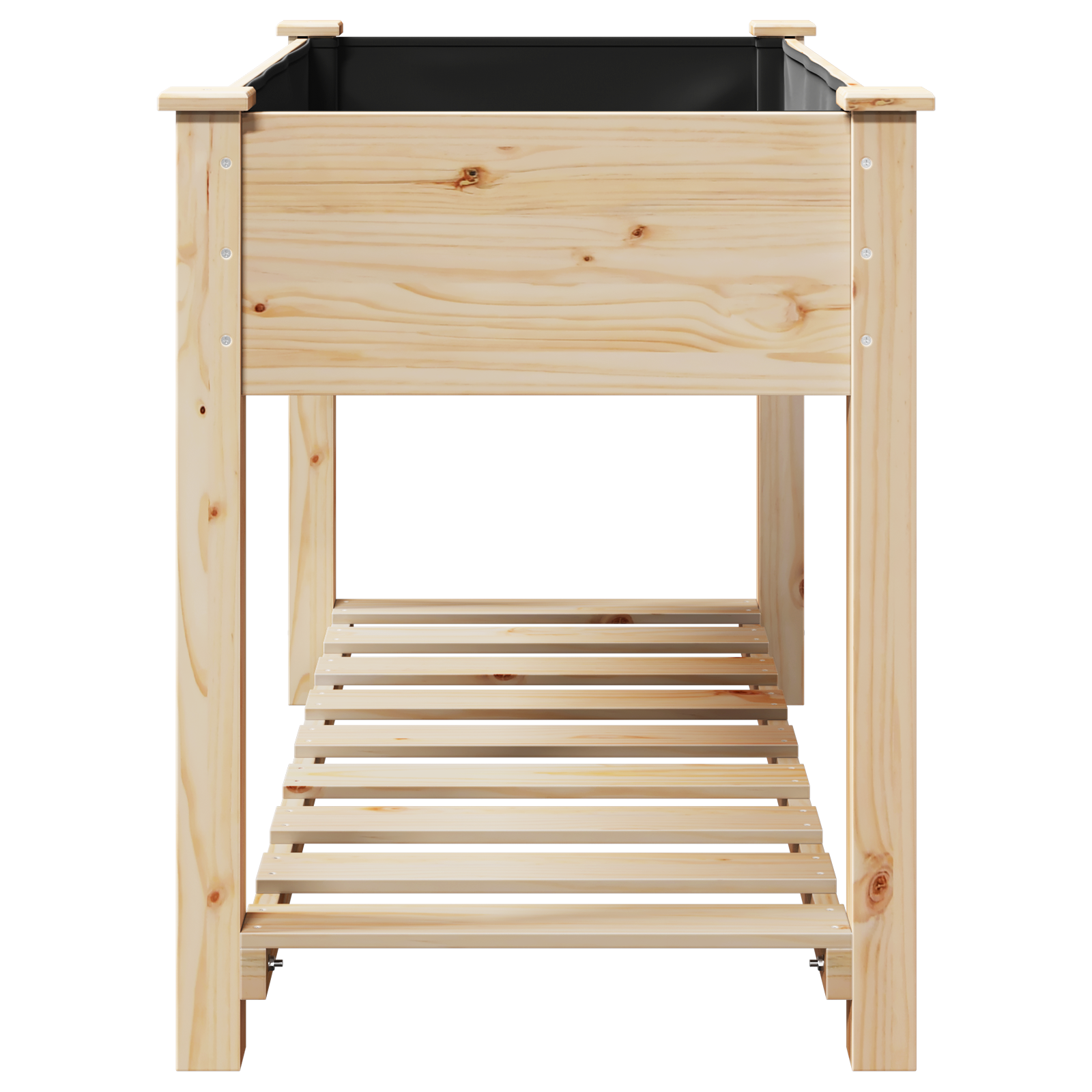 Jardiniere cu Raft 115x59x76 cm Lemn Solid de Brad GartenMobel Dekor