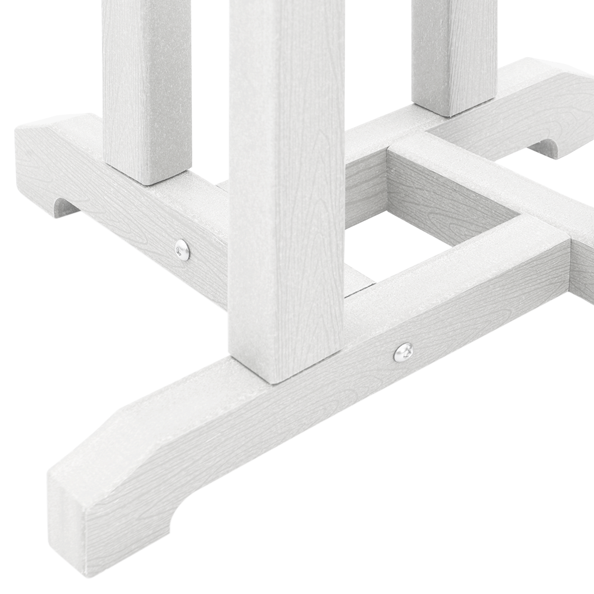 Masă Bar Alb 55x55x107 cm HDPE GartenMobel Dekor