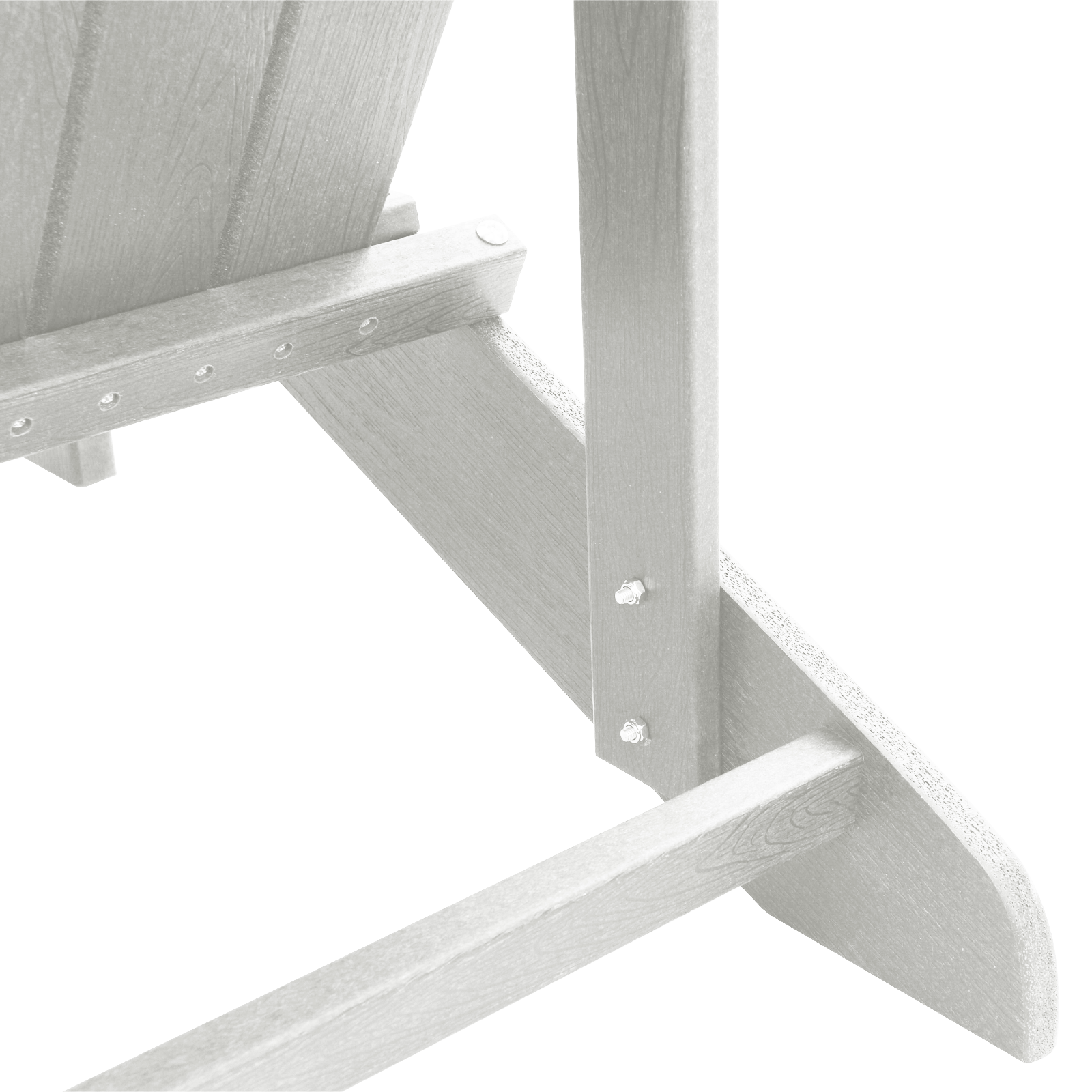 Scaun Adirondack Alb 74x82x91 cm HDPE GartenMobel Dekor