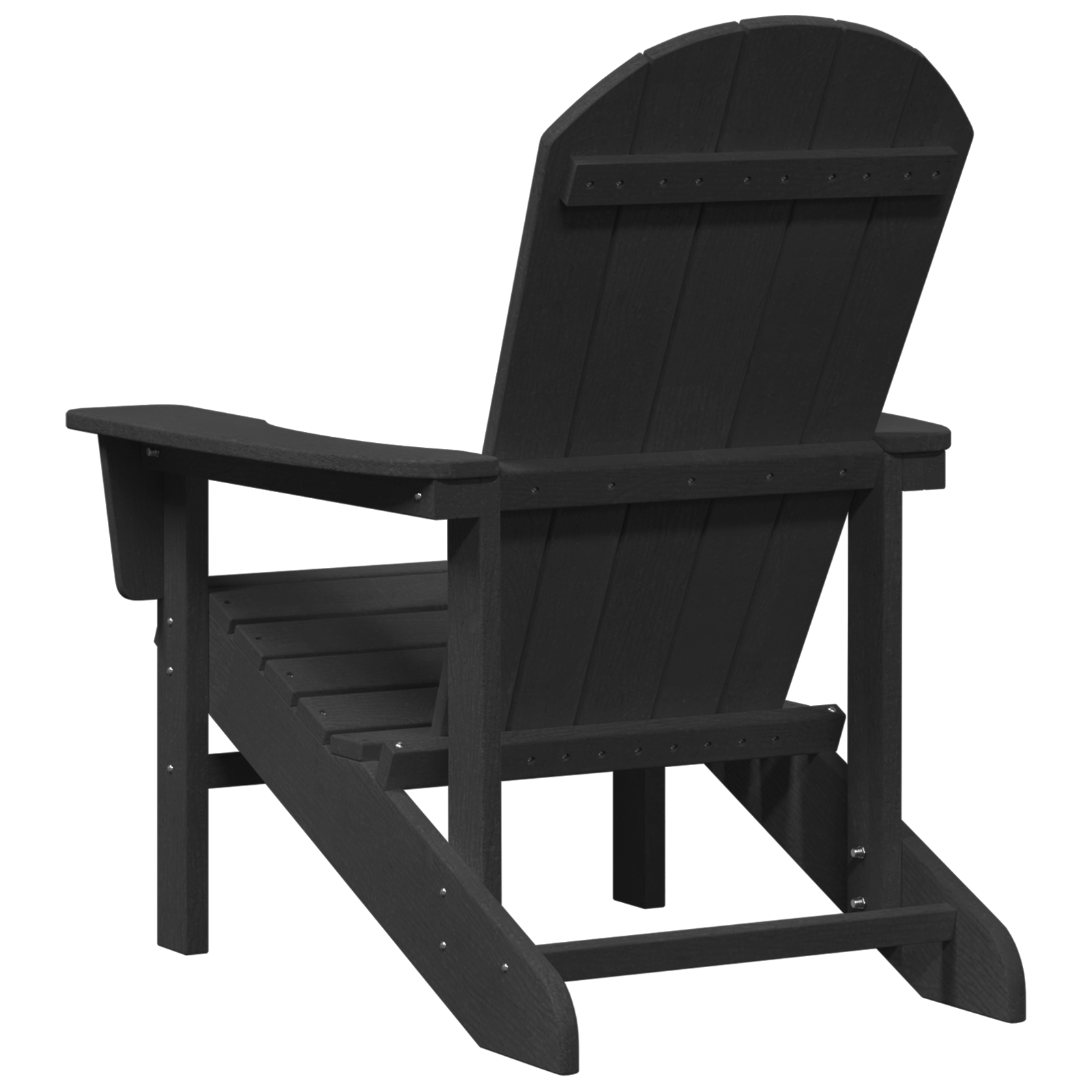 Scaun Adirondack Negru 74x82x91 cm HDPE GartenMobel Dekor