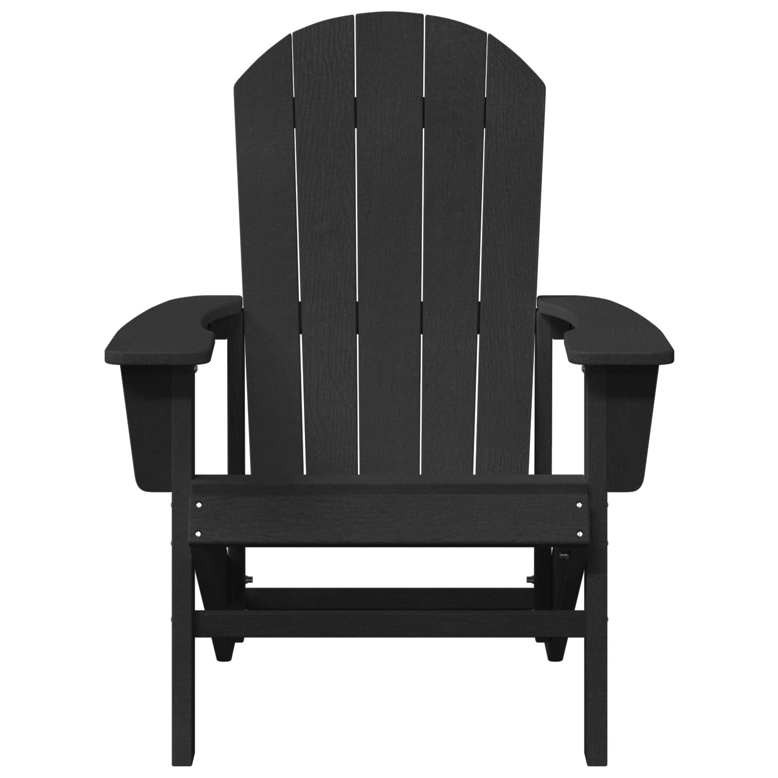 Scaun Adirondack Negru 74x82x91 cm HDPE GartenMobel Dekor