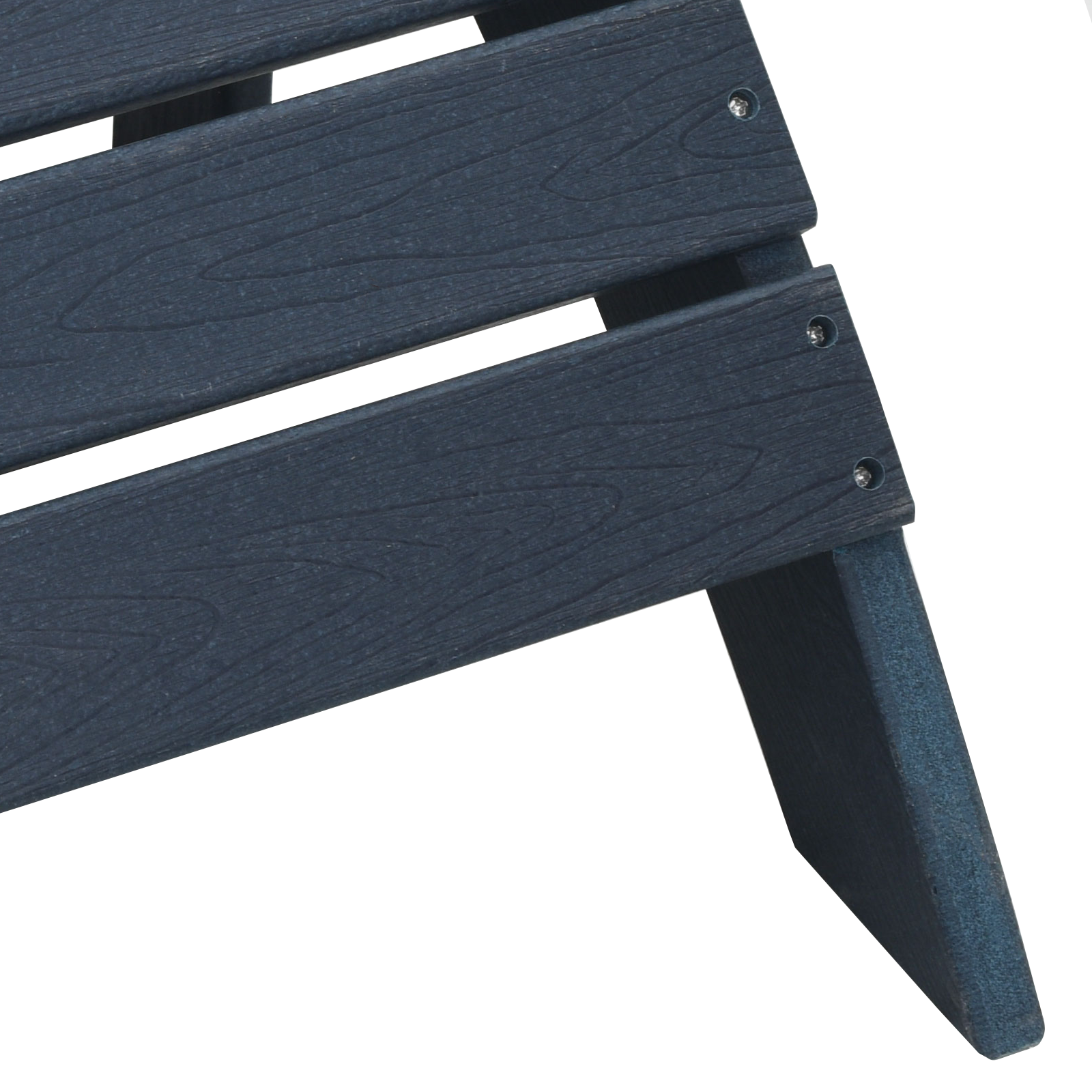 Scaun Adirondack cu suport pentru picioare bleumarin HDPE GartenMobel Dekor