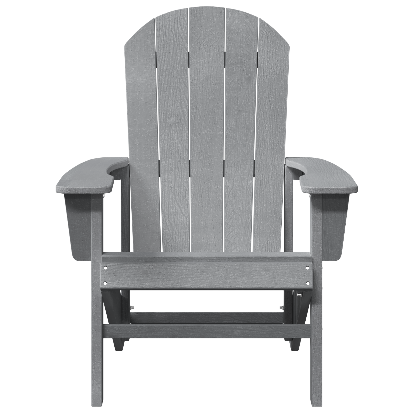 Scaun Adirondack gri deschis 74x82x91 cm HDPE GartenMobel Dekor