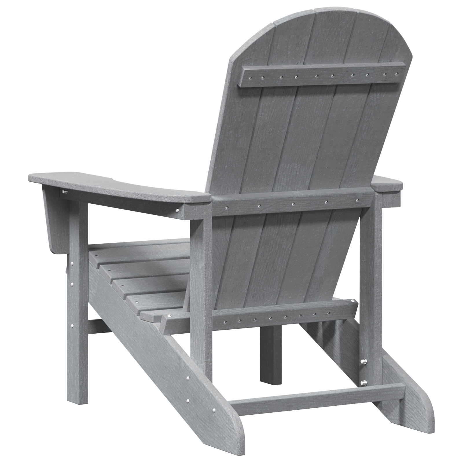 Scaun Adirondack gri deschis 74x82x91 cm HDPE GartenMobel Dekor