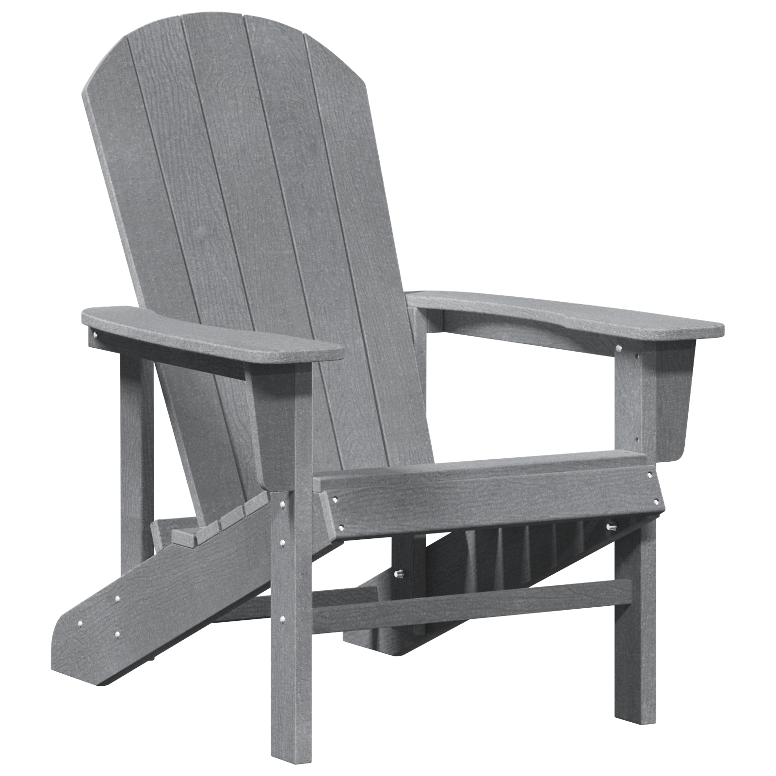 Scaun Adirondack gri deschis 74x82x91 cm HDPE GartenMobel Dekor