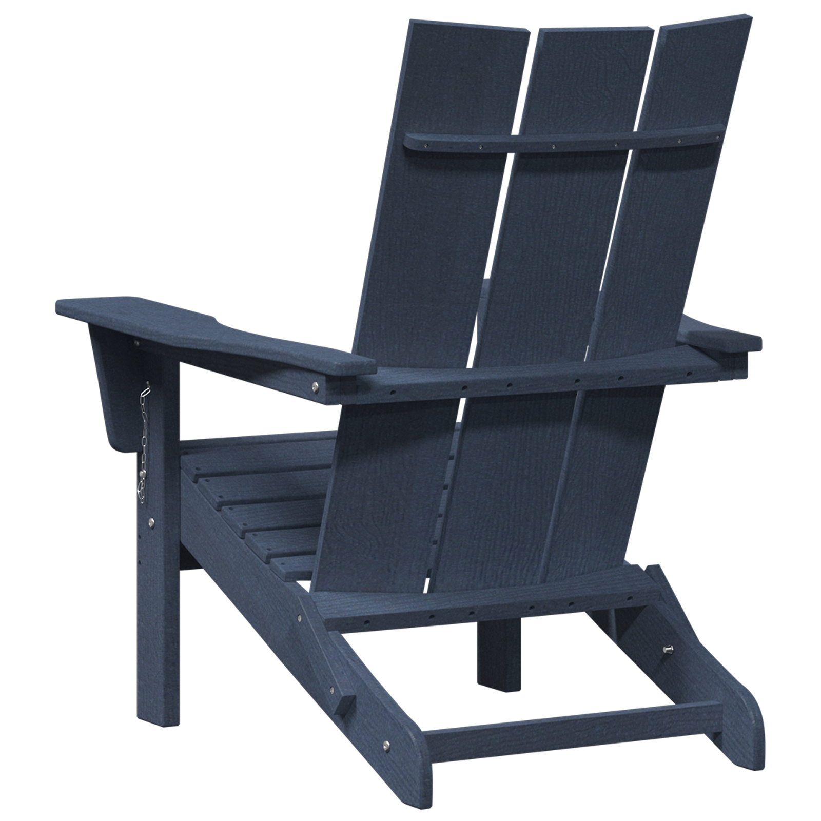 Scaun Adirondack pliabil bleumarin 74.5x80.5x90 cm HDPE GartenMobel Dekor