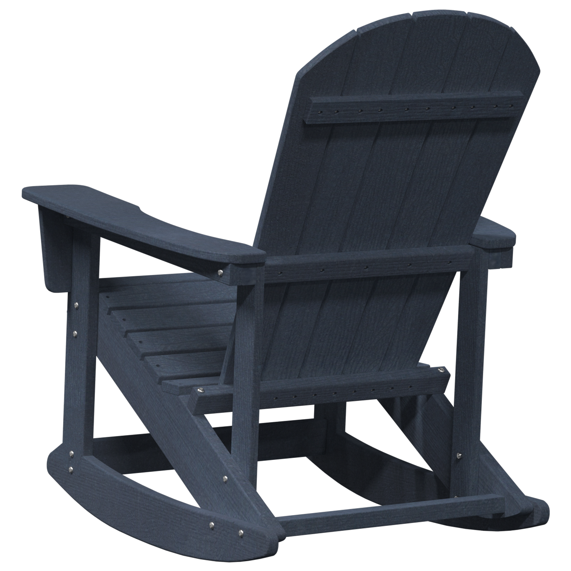 Scaun balansoar Adirondack bleumarin 73.5x92x90 cm HDPE GartenMobel Dekor